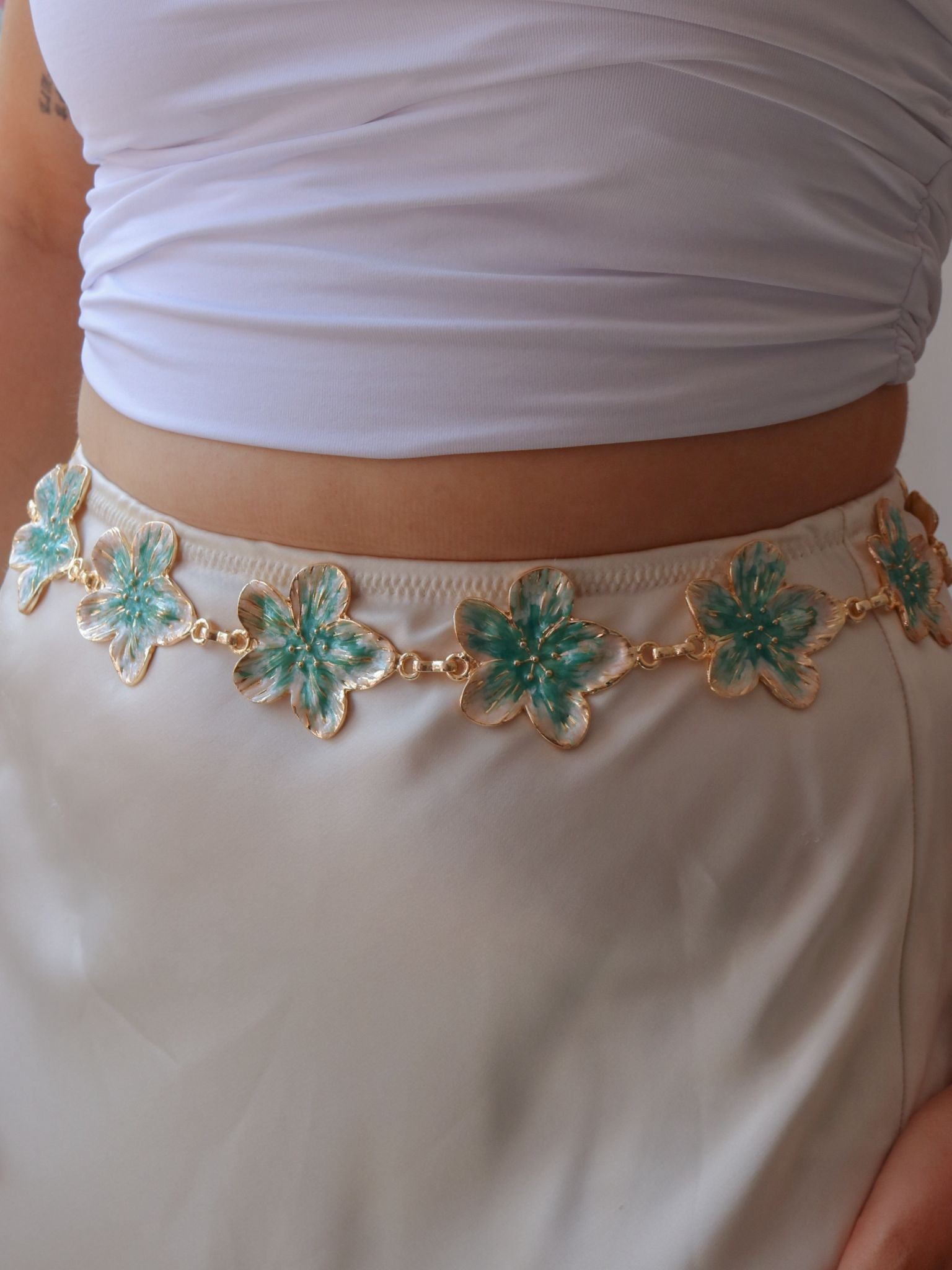 Yeşil Lotus Çiçeği Kemer