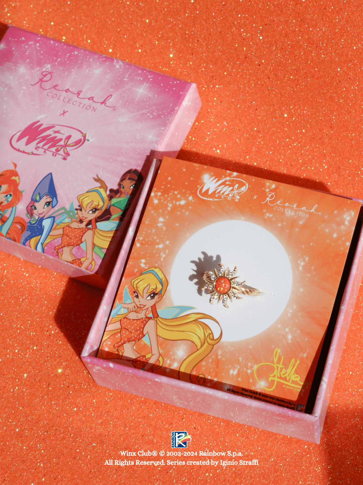 Winx Club® Stella Opal Sun Yüzük 925 Ayar Gümüş