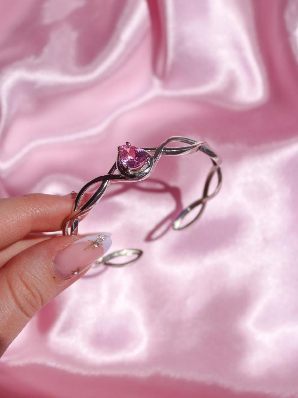Odette's Pink Crown Bracelet