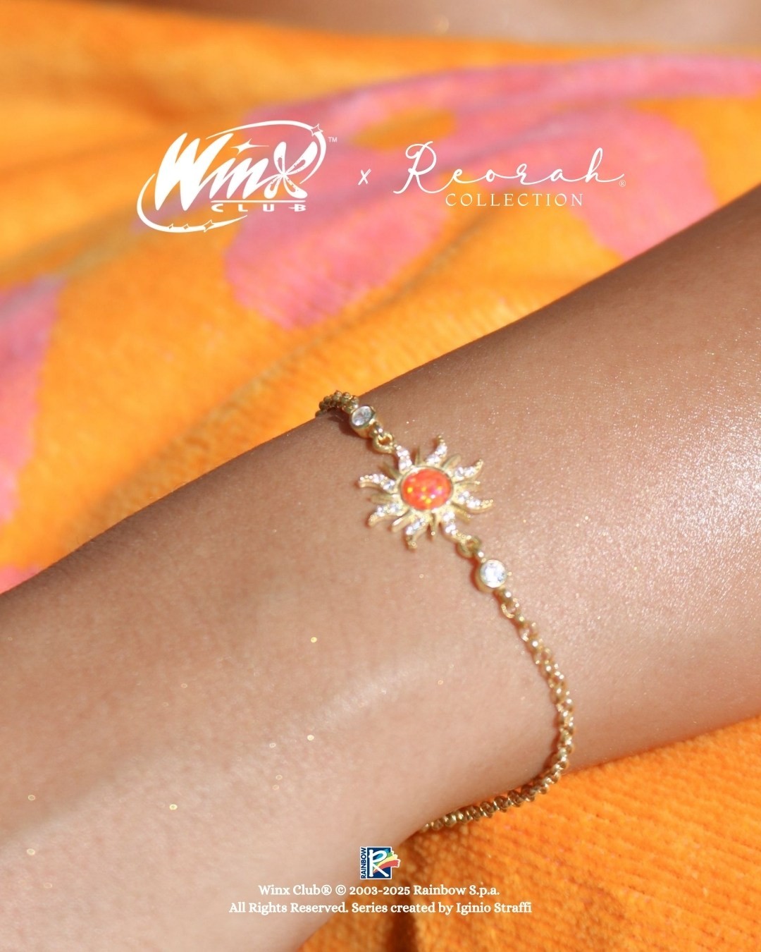 Winx Club® Stella Opal Sun Bracelet 925 Sterling Silver
