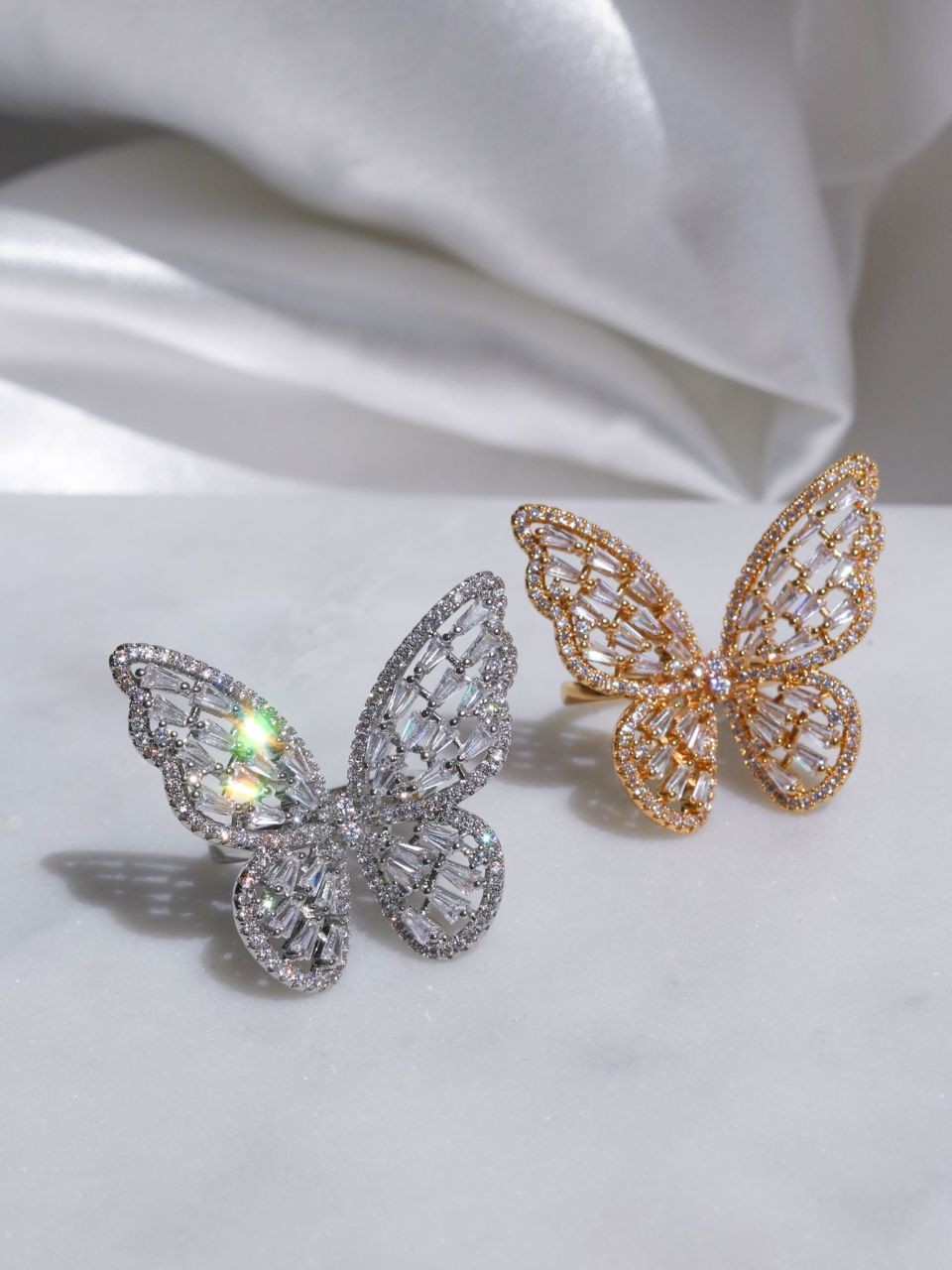 Shining Big Butterfly Ring