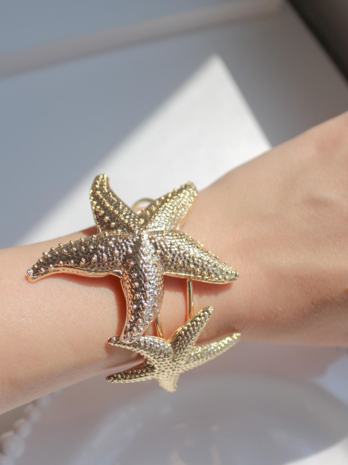 Golden Starfish Shine Bileklik