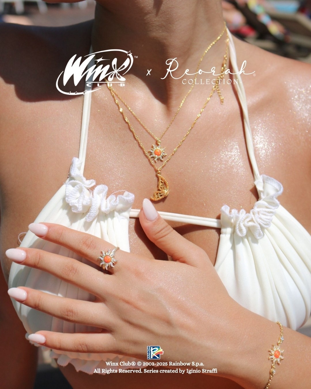 Winx Club® Stella Opal Sun Ring 925 Sterling Silver
