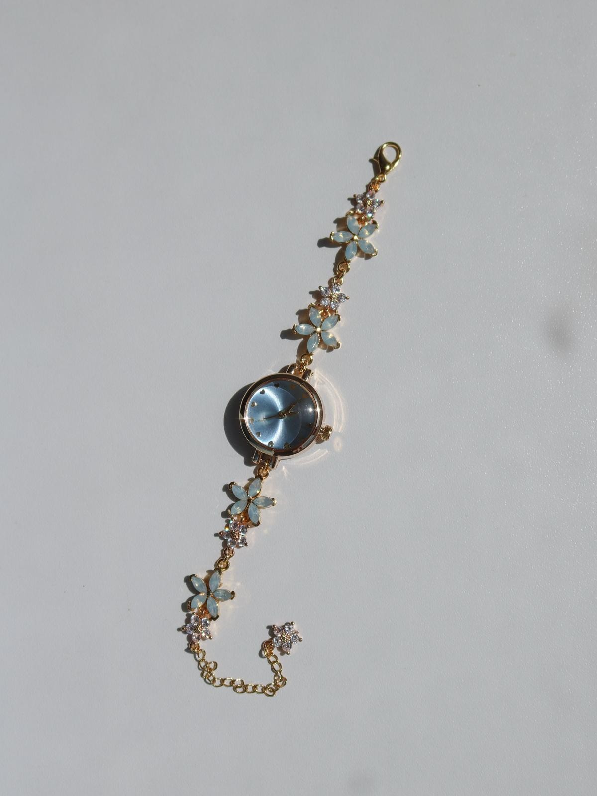 Blue Flowers Watch