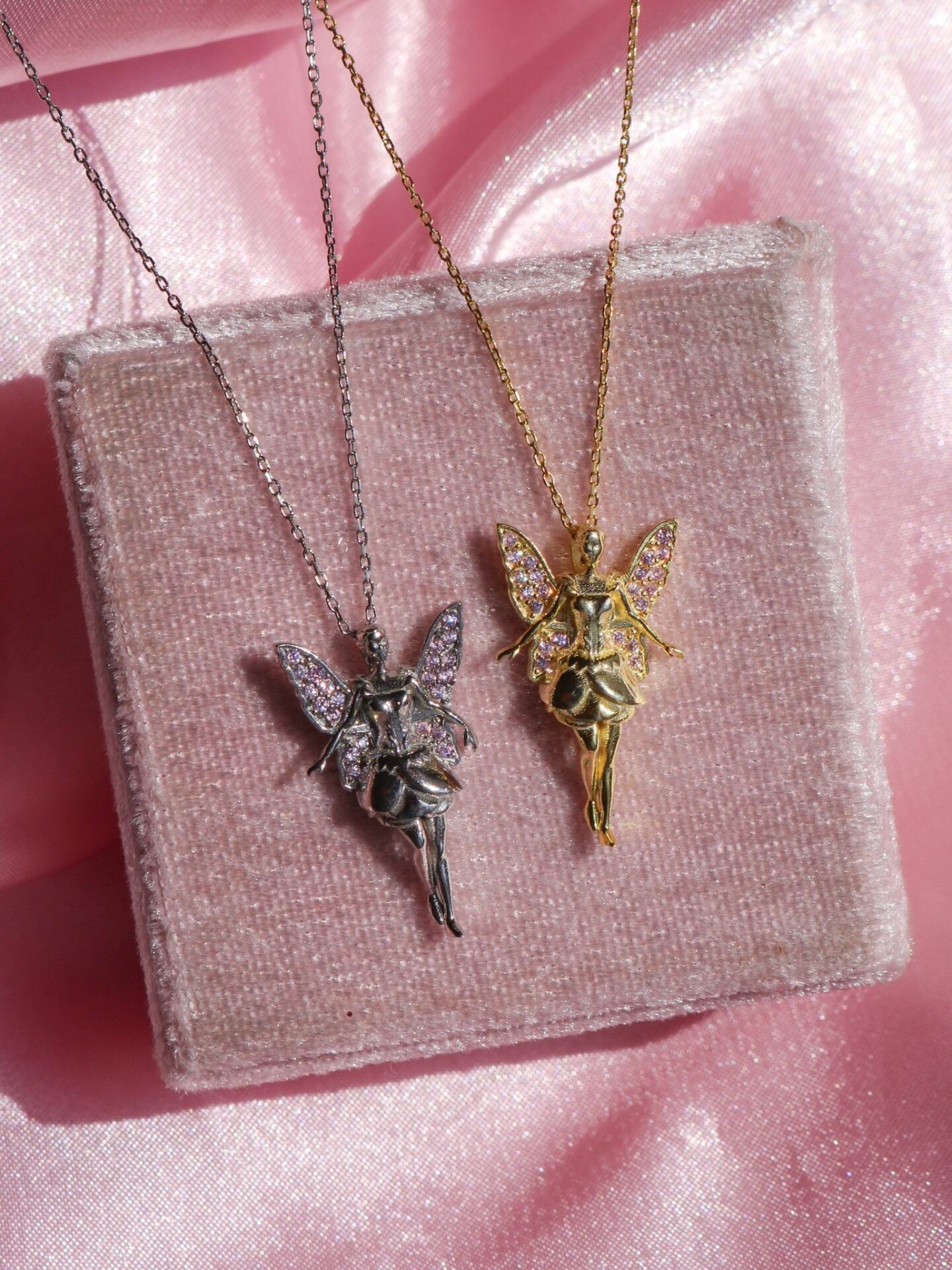 Elina 925 Silver Fairy Necklace