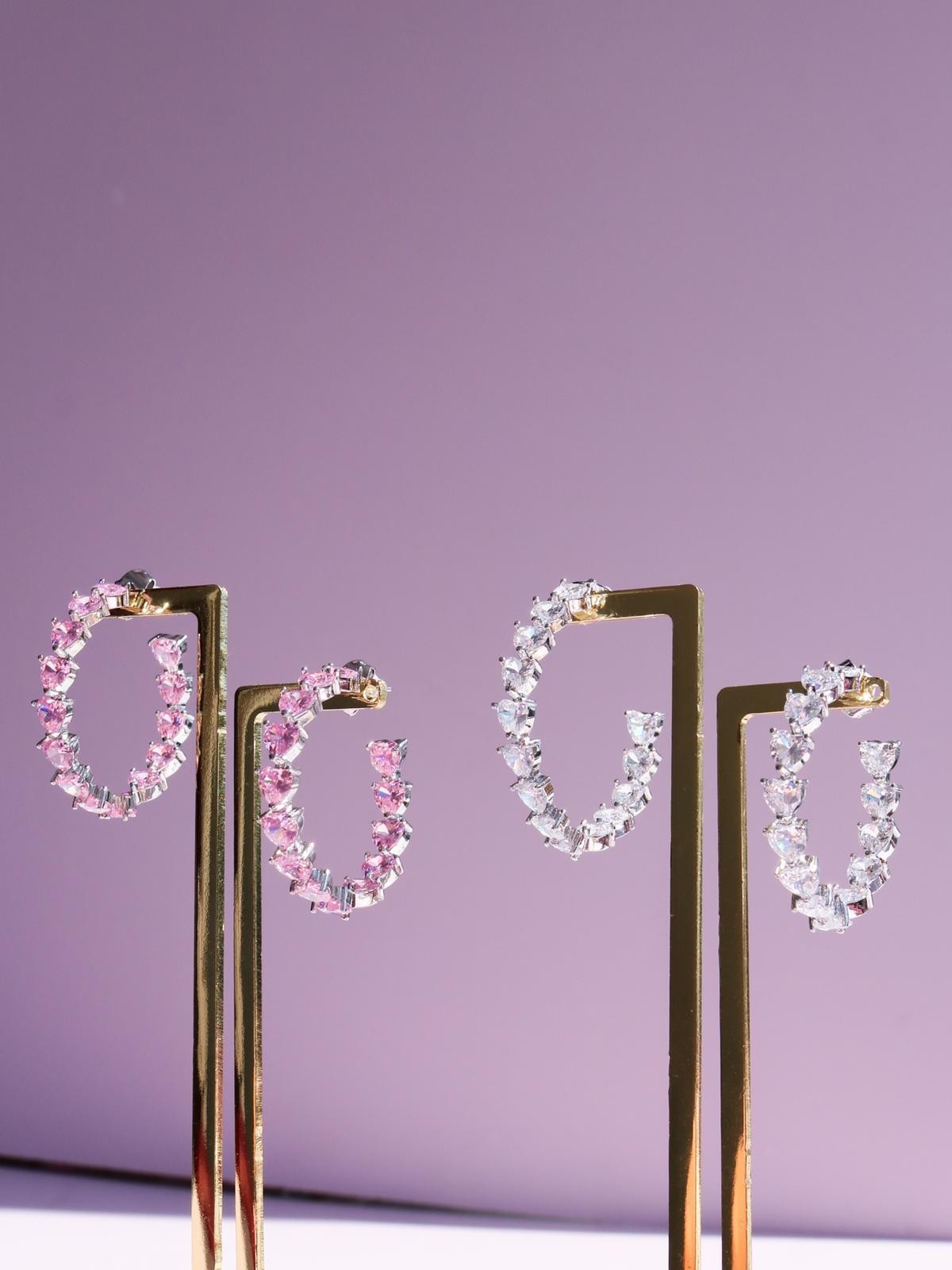 Multi Heart Earrings Colors Collection