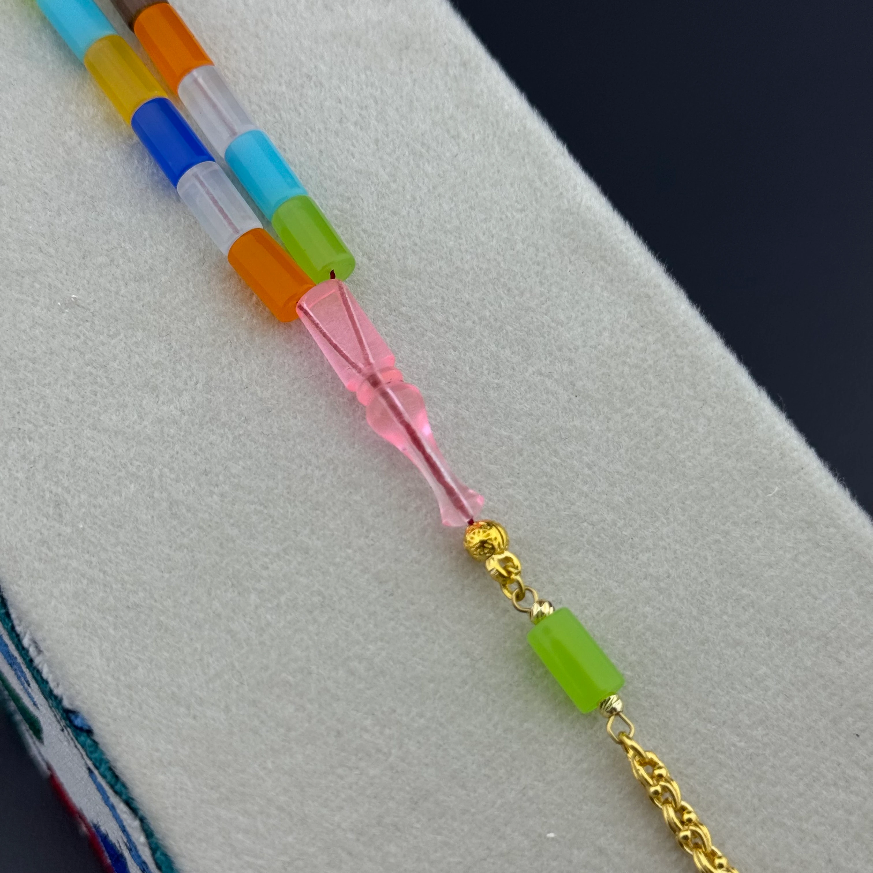 Suat Yeşilyurt Usta Kesme Bonibon Gümüş Püsküllü Alman Bakalit Tesbih