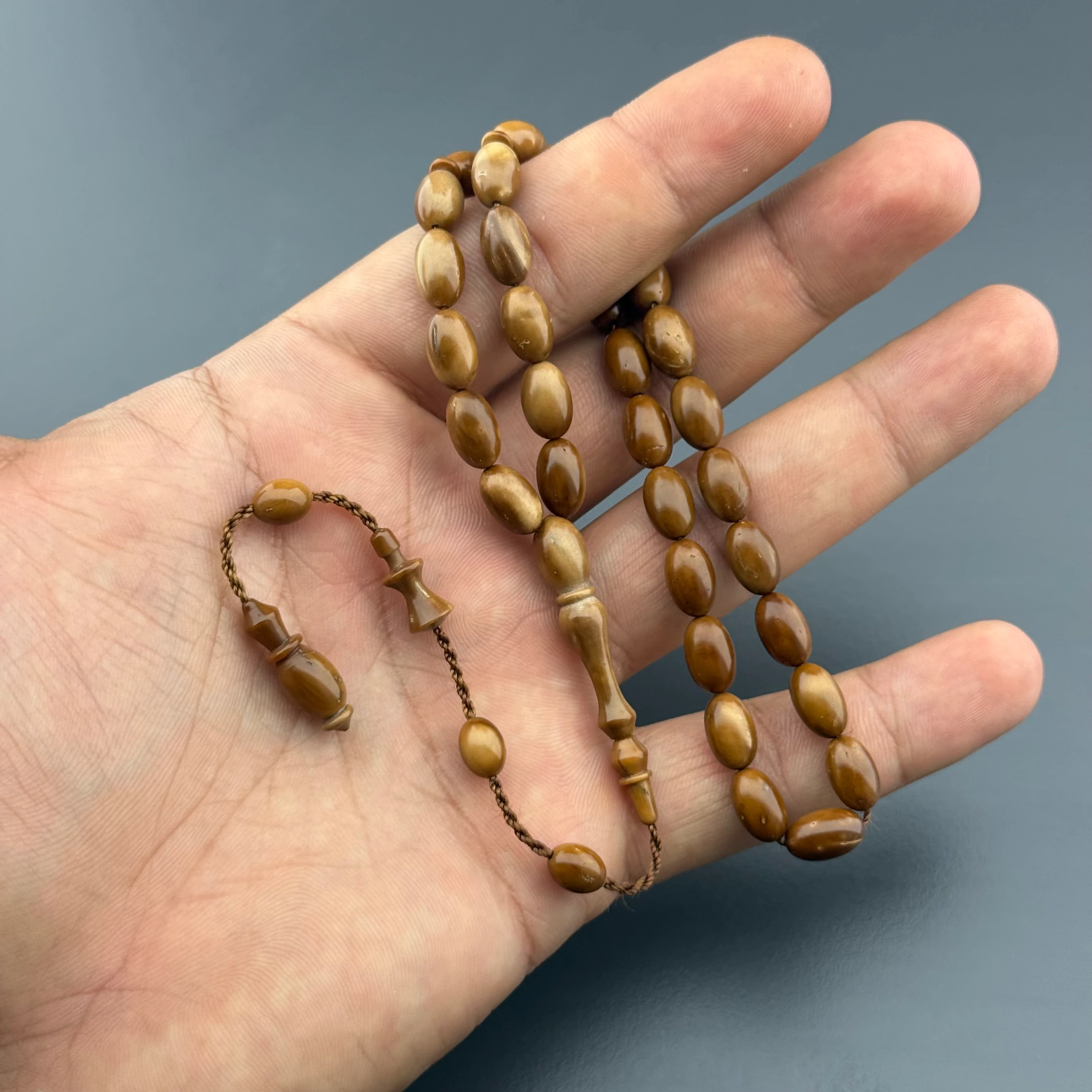 Özel Usta İşçilikli Doğal Dokulu Kuka Tesbih