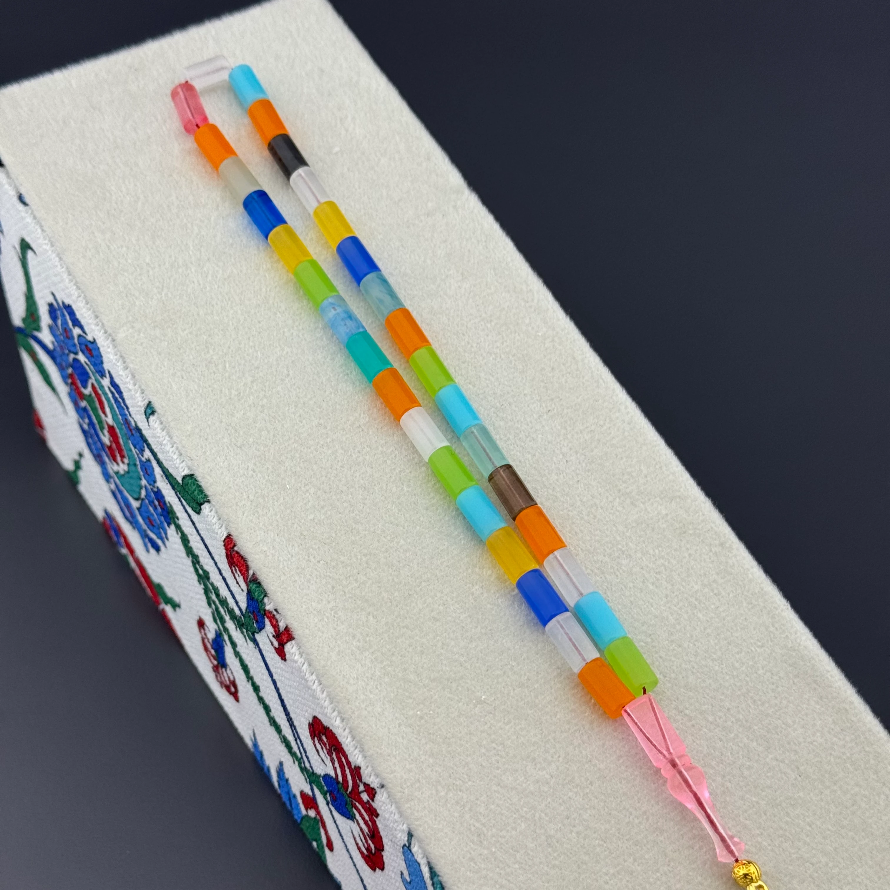 Suat Yeşilyurt Usta Kesme Bonibon Gümüş Püsküllü Alman Bakalit Tesbih