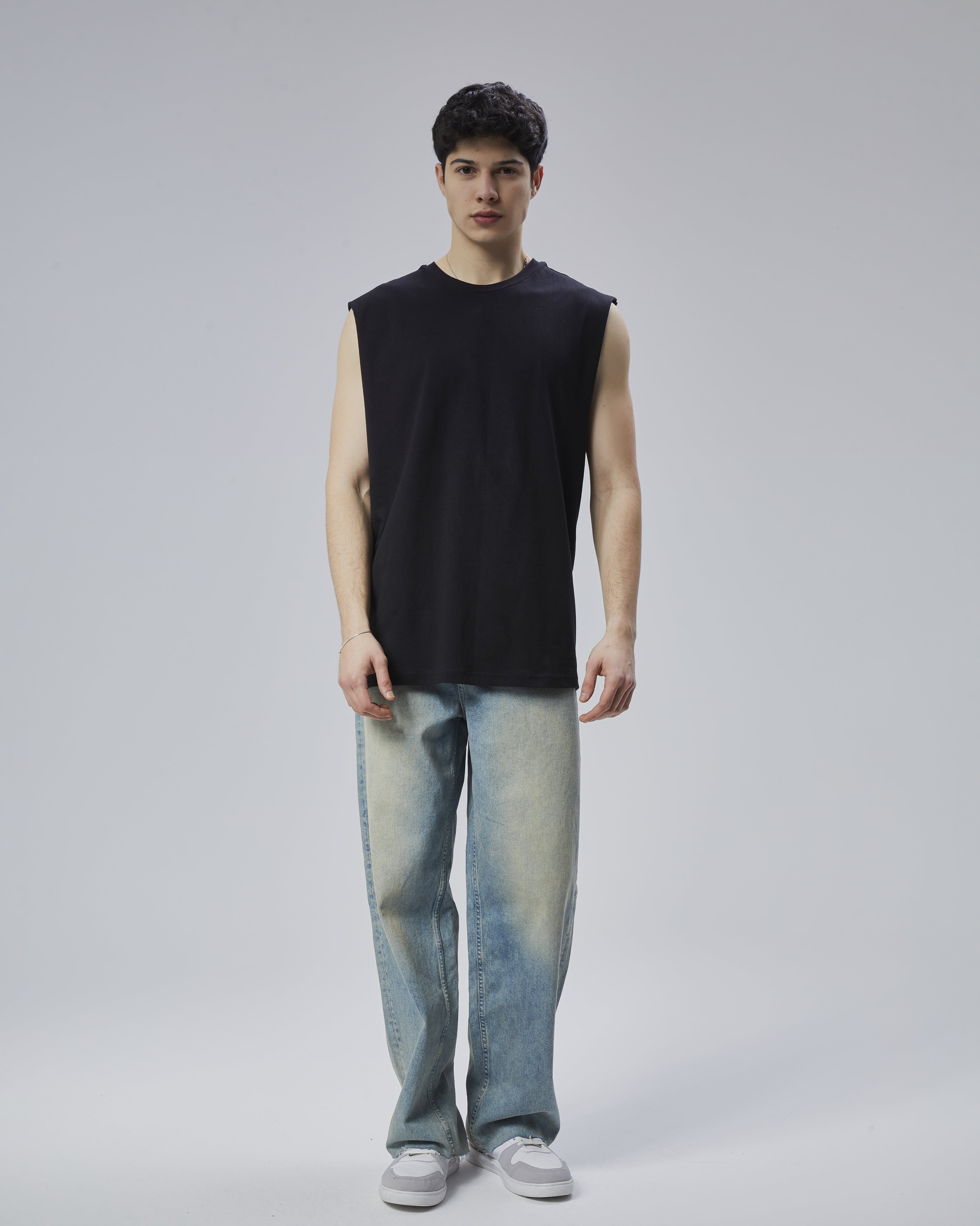Basic Oversize Atlet - Siyah