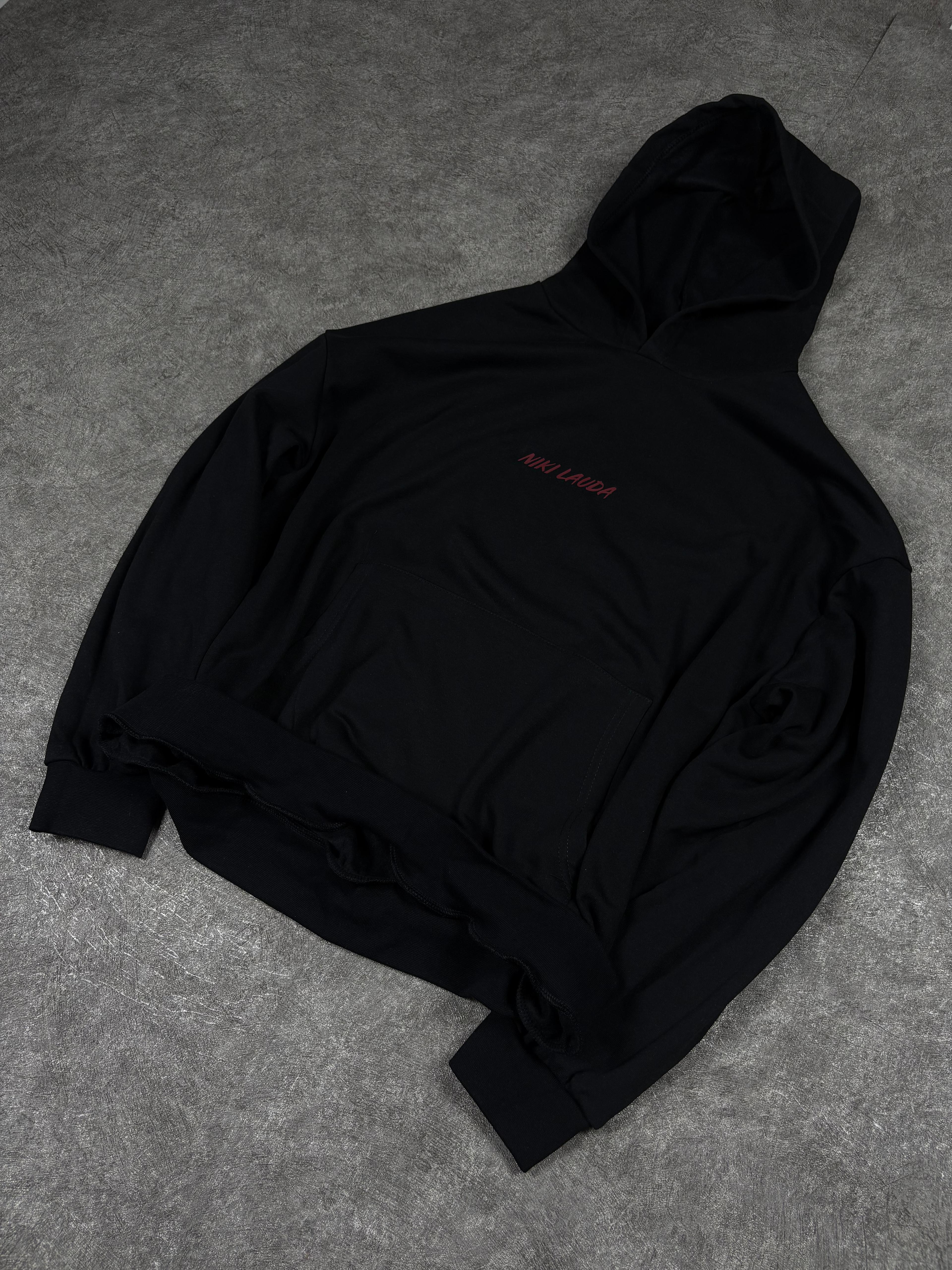 Niki Lauda Baskılı Oversize Mevsimlik Sweatshirt