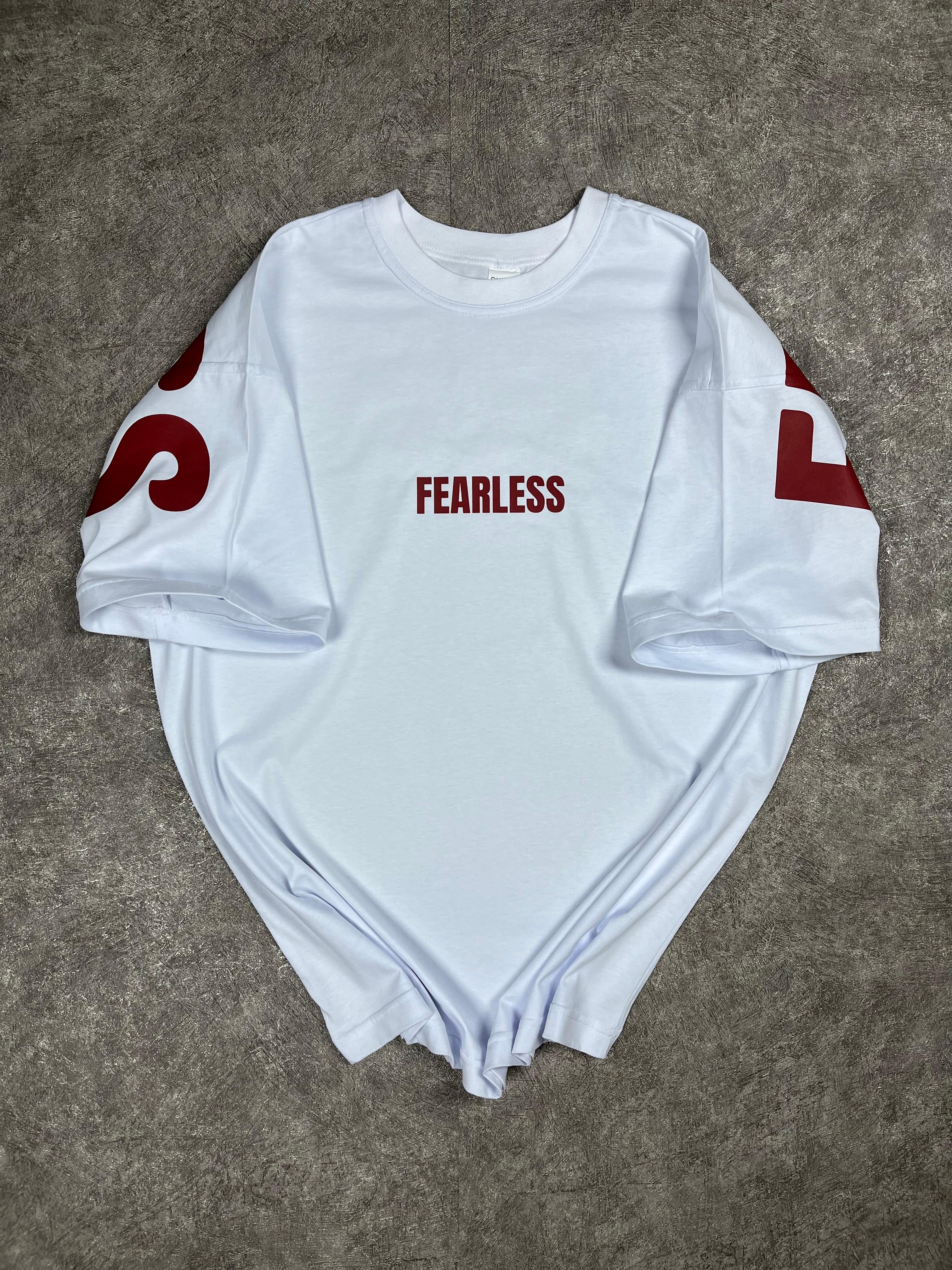 FEARLESS Baskılı Oversize Tişört