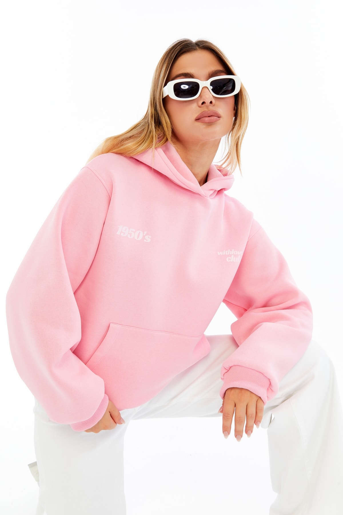 withlove Baskılı Oversize Sweatshirt