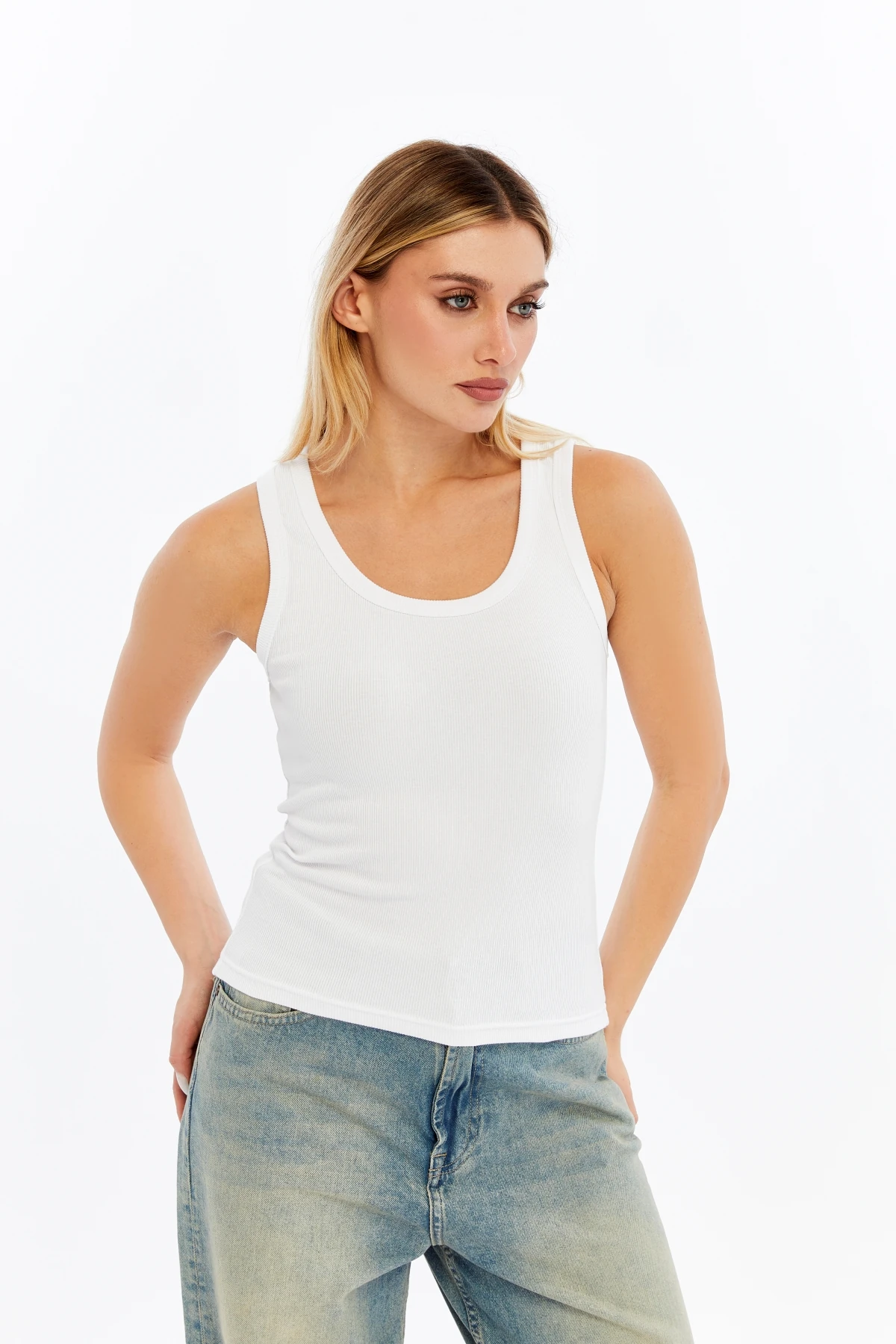 Basic Kadın Fitilli Atlet