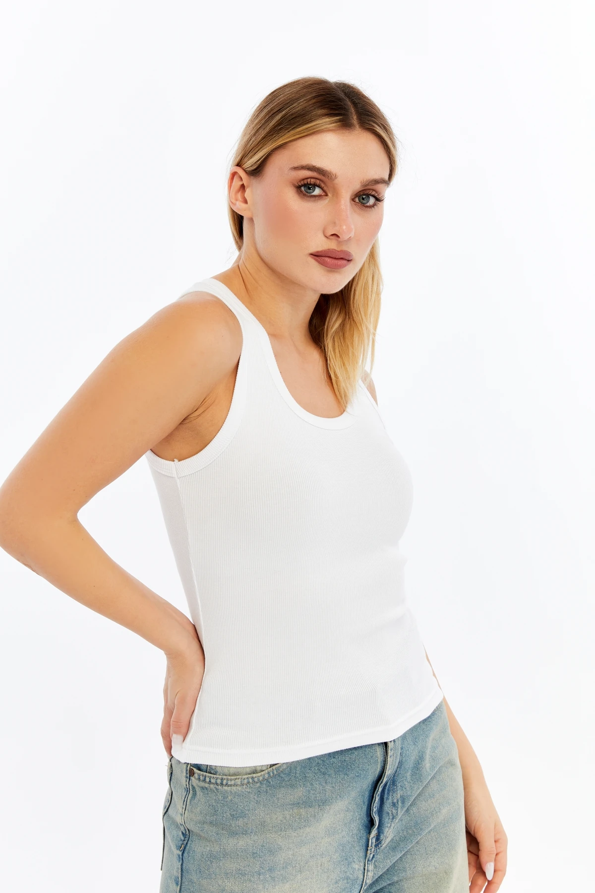 Basic Kadın Fitilli Atlet