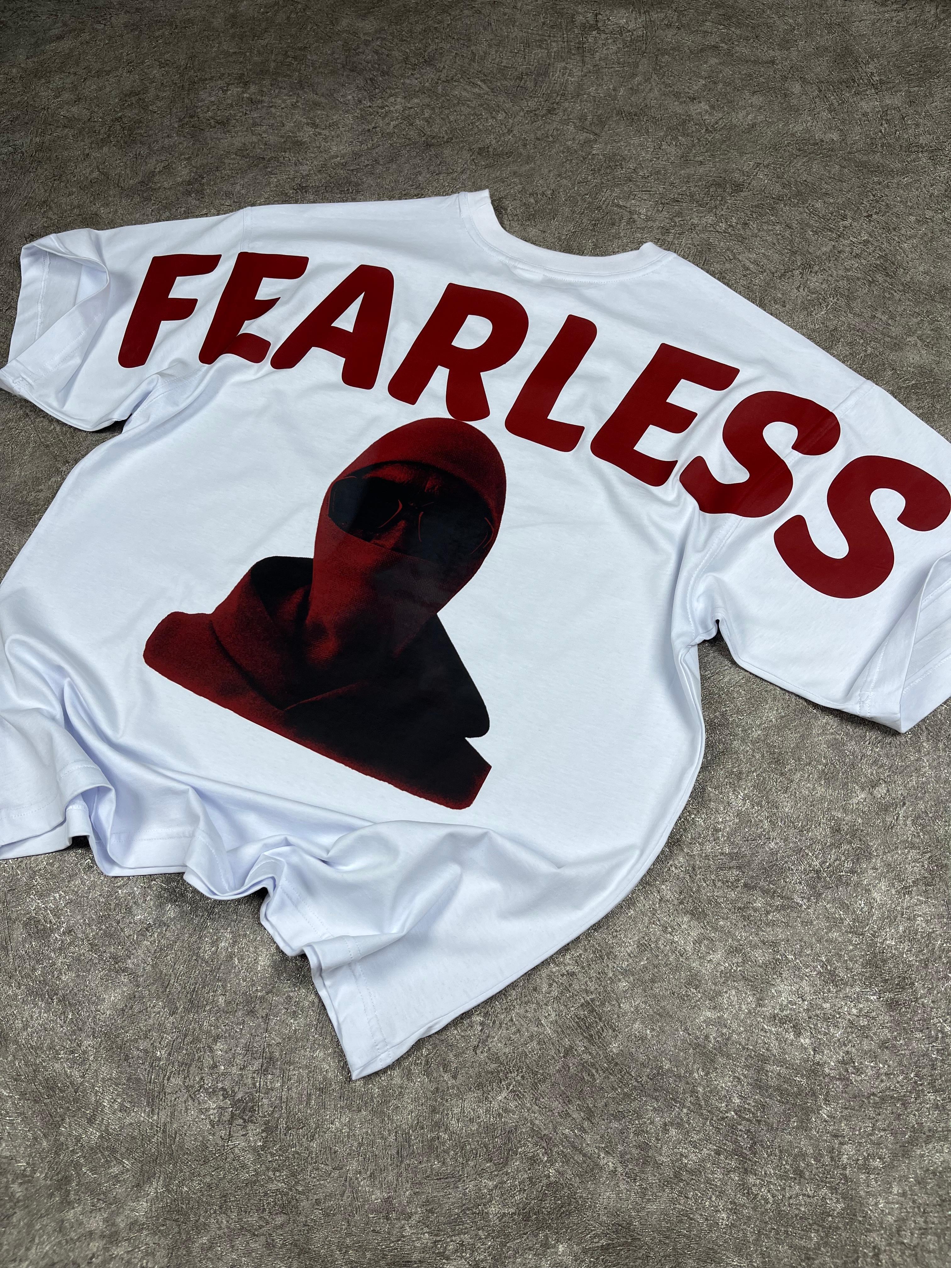 FEARLESS Baskılı Oversize Tişört