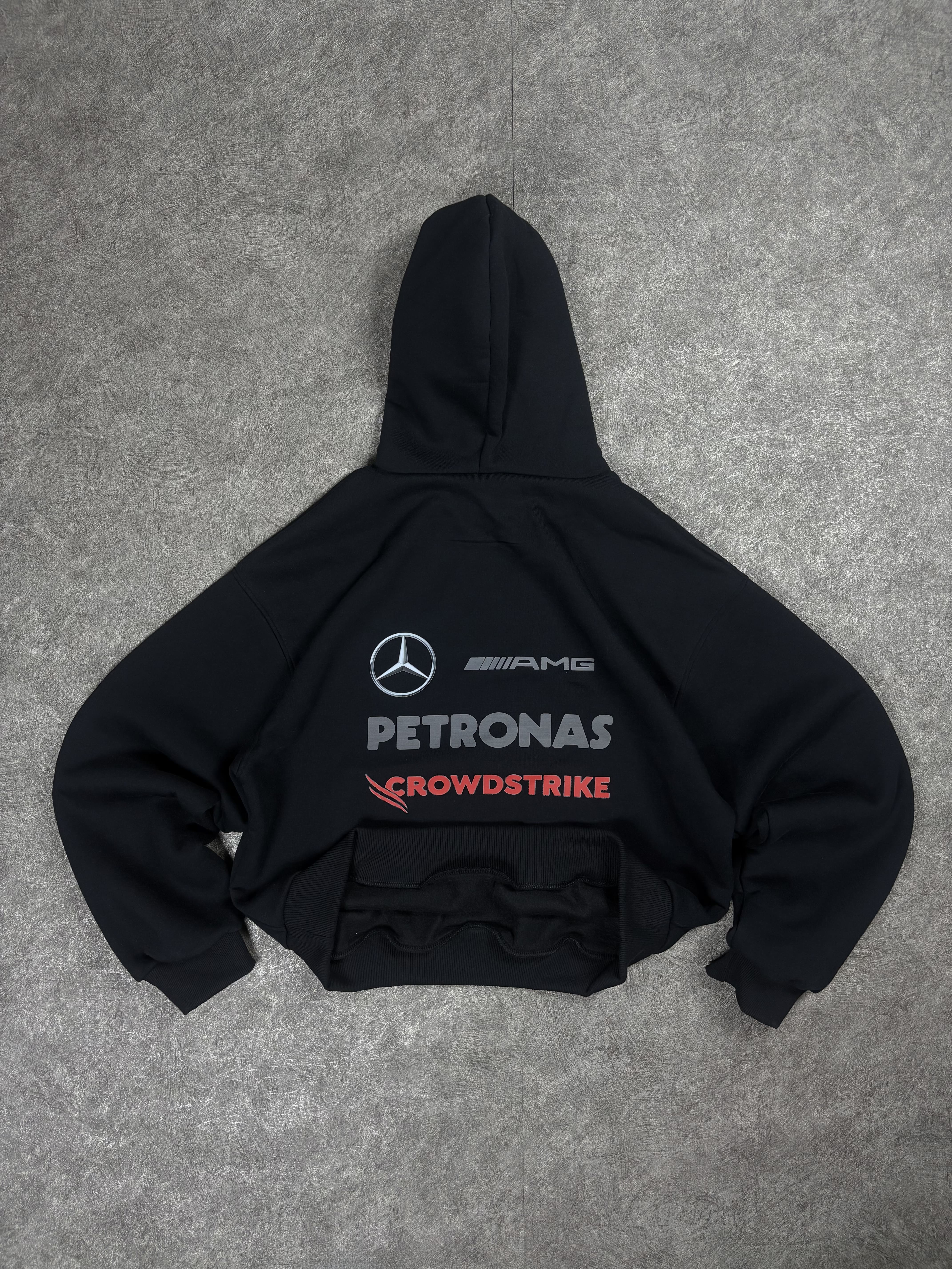 Mercedes Team Oversize Sweatshirt - Siyah