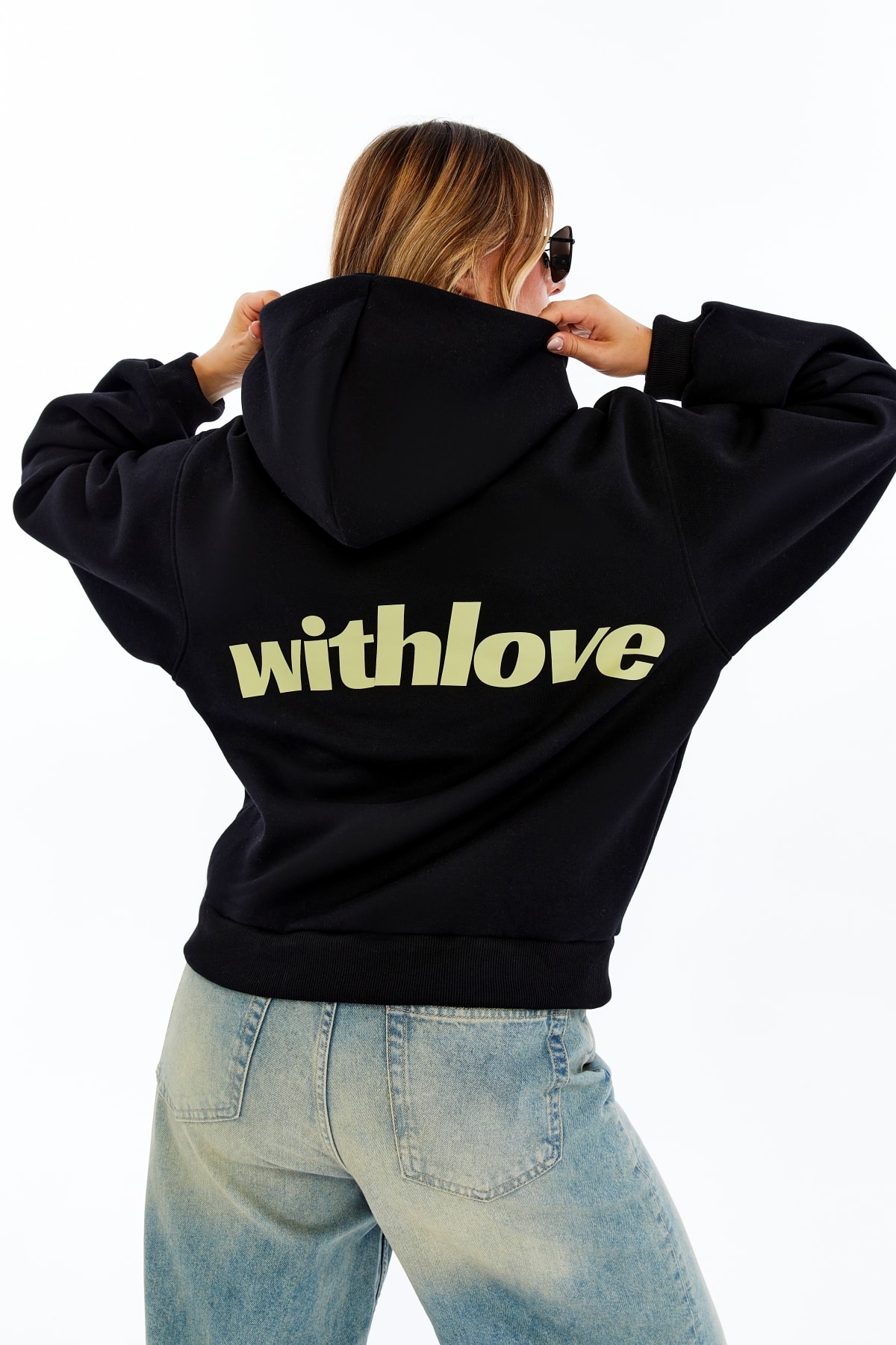 withlove Baskılı Oversize Sweatshirt