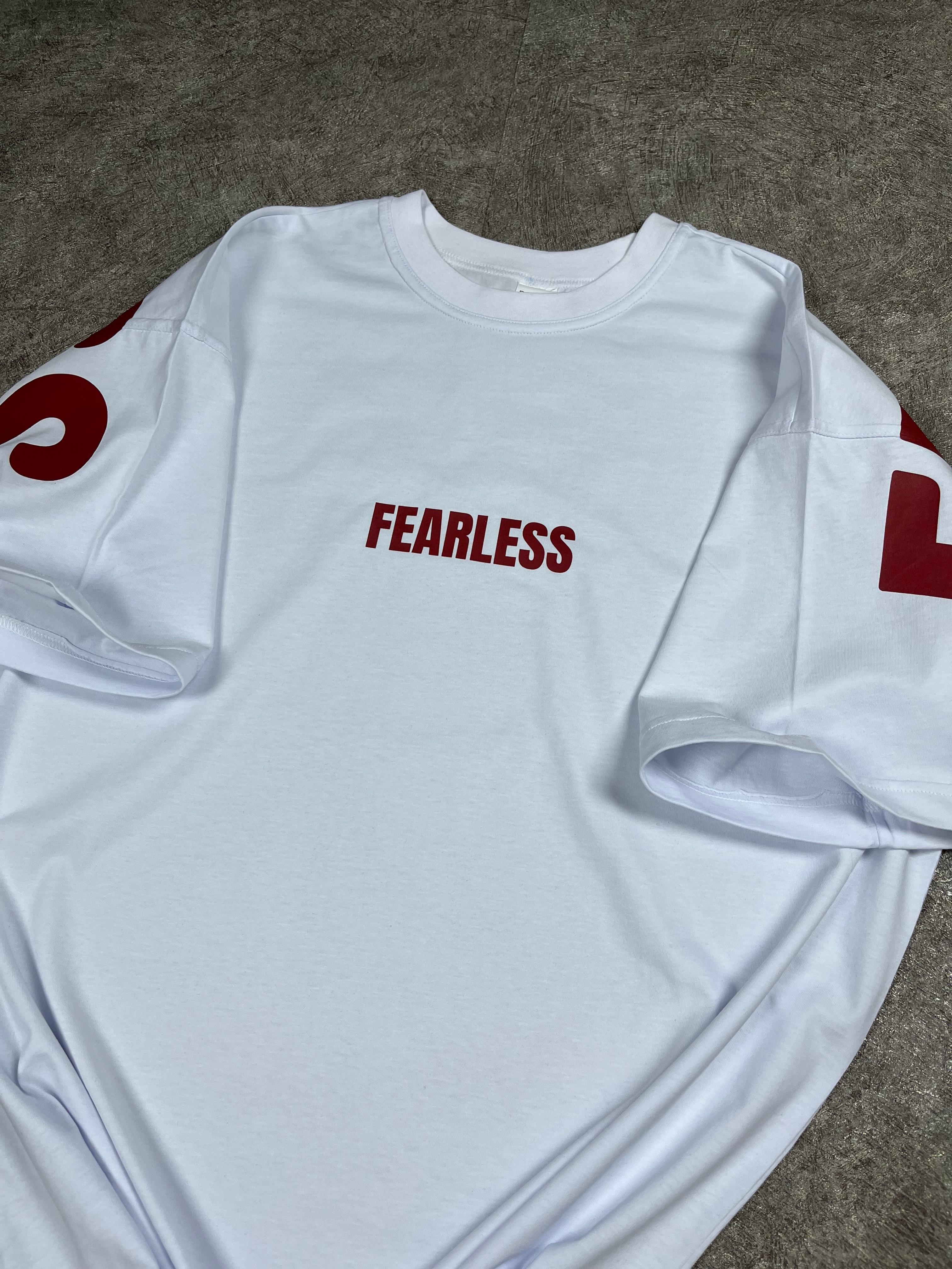 FEARLESS Baskılı Oversize Tişört