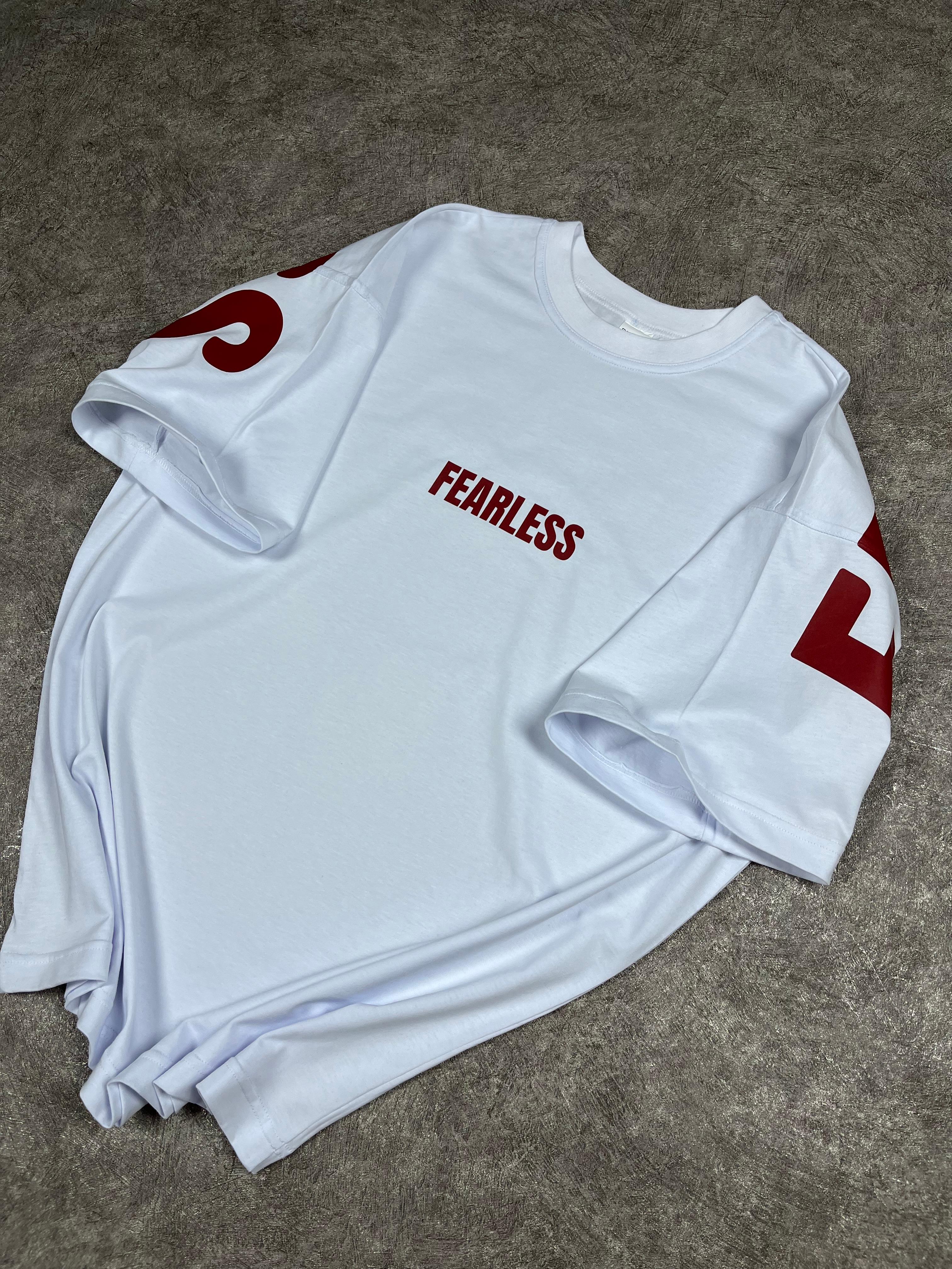 FEARLESS Baskılı Oversize Tişört
