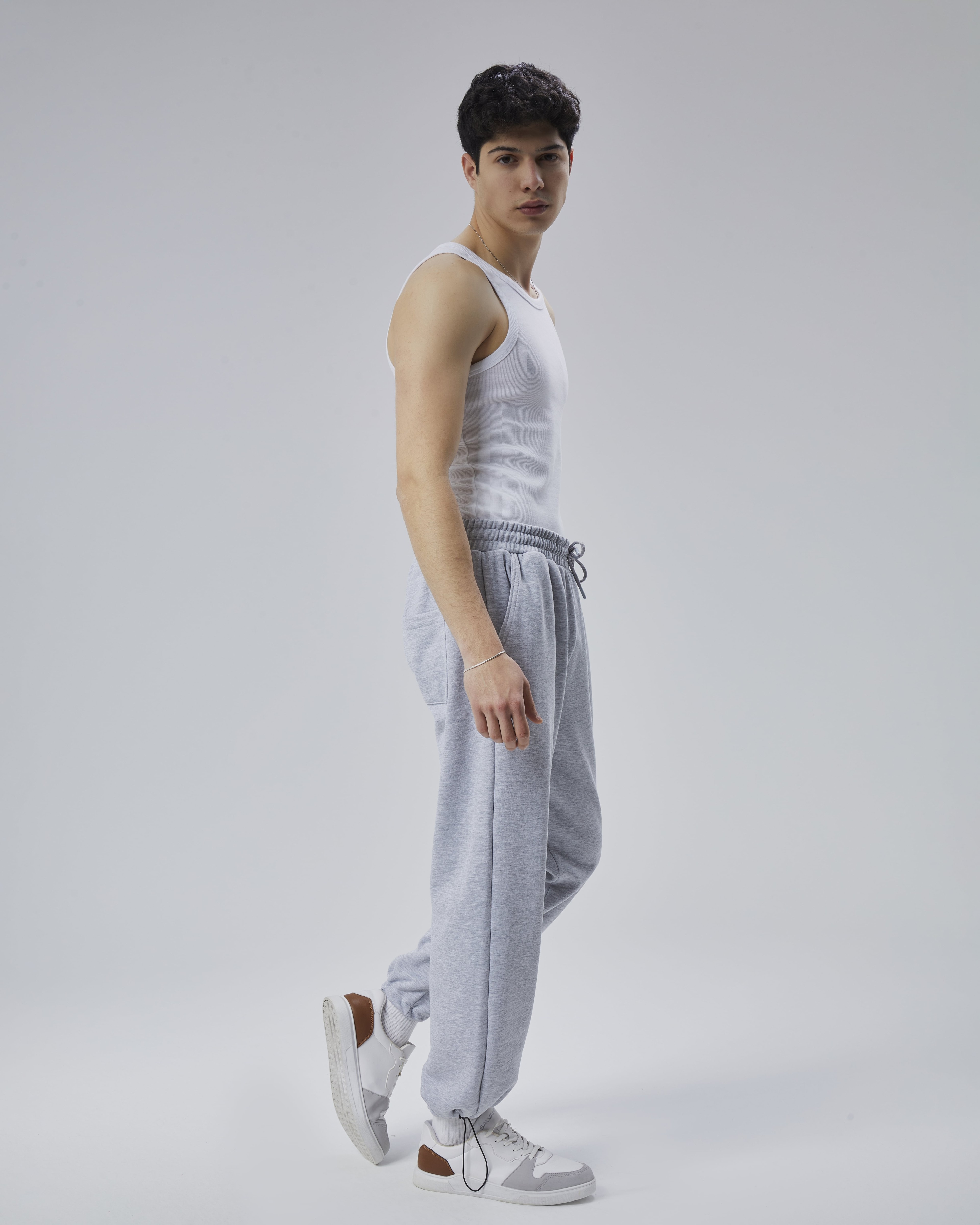 Basic Ayarlanabilir Paça Oversize Eşofman