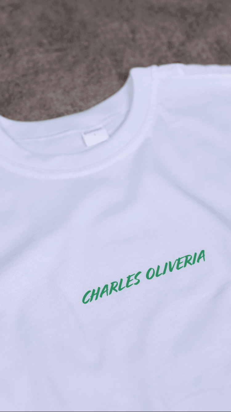 Charles Oliveira Baskılı Oversize Tişört