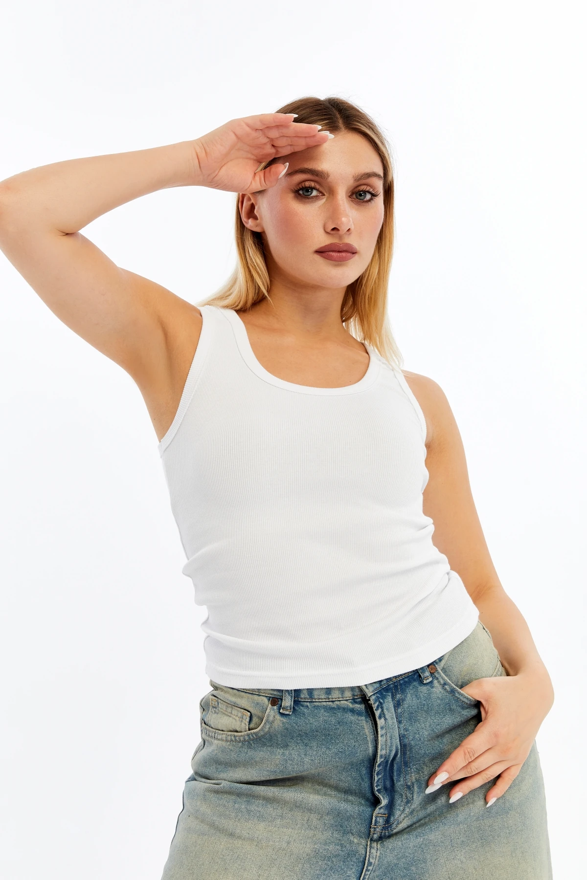 Basic Kadın Fitilli Atlet