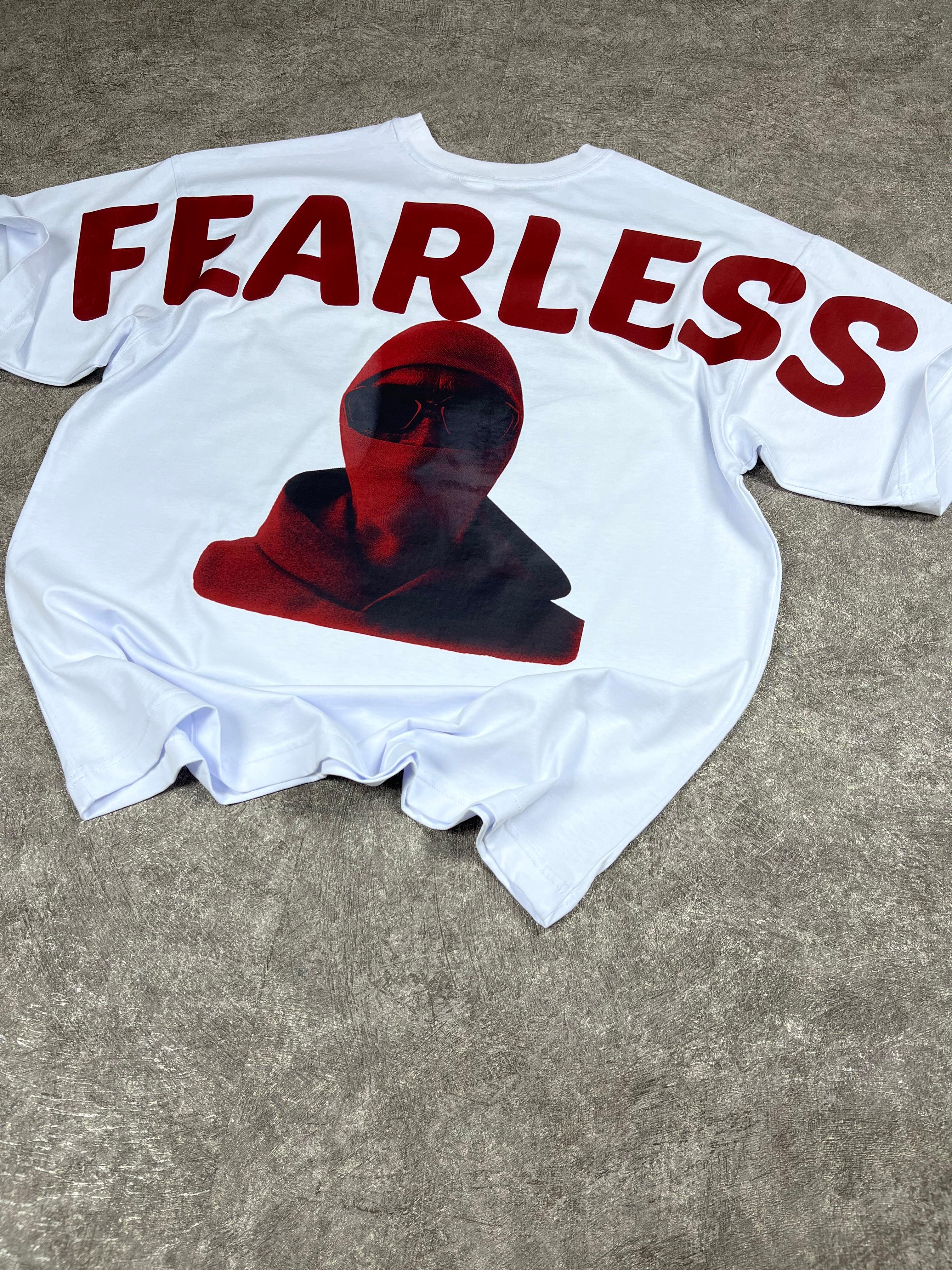 FEARLESS Baskılı Oversize Tişört