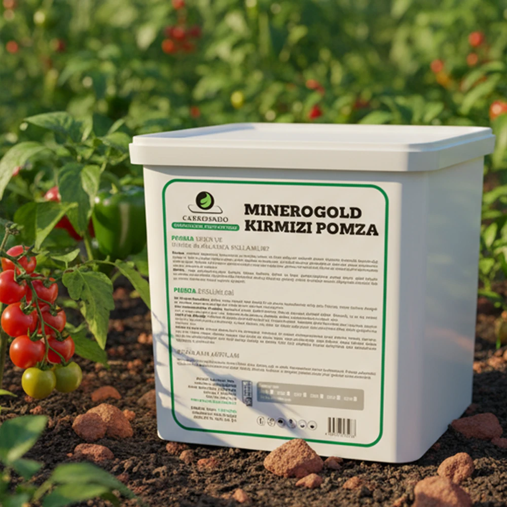 Minerogold Kırmızı Pomza 6L | Toprak Havalandırıcı | Bitki ve Bahçe İçin