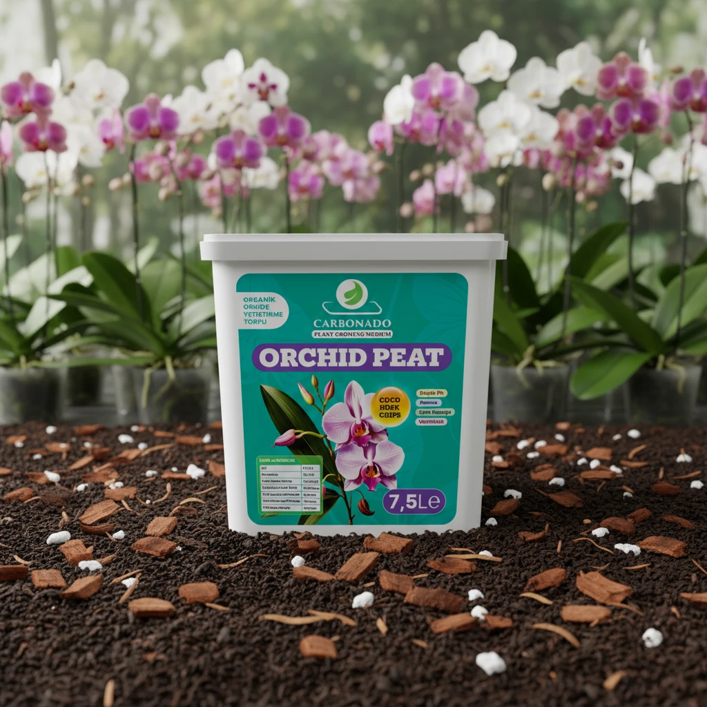 Orchid Peat 7,5 Litre Organik Orkide Yetiştirme Torfu