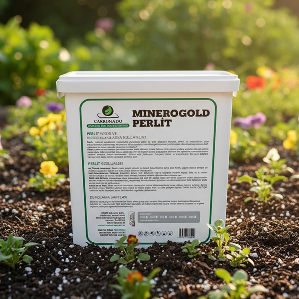 Minerogold Perlit 12L | Yüksek Hacimli Doğal Toprak Düzenleyici | Organik Tarım İçin