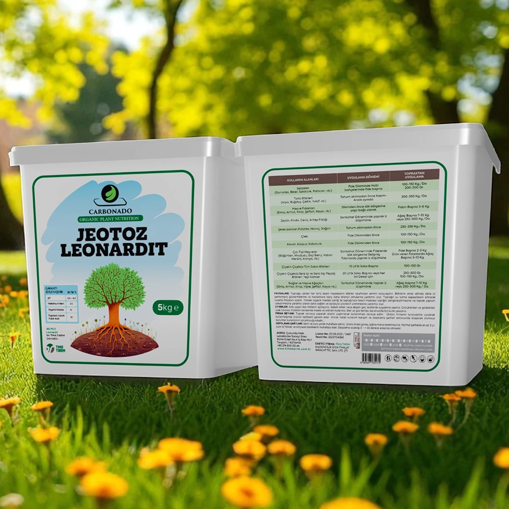 Jeotoz Leonardit 5 KG – %100 Doğal Organik Toprak Düzenleyici