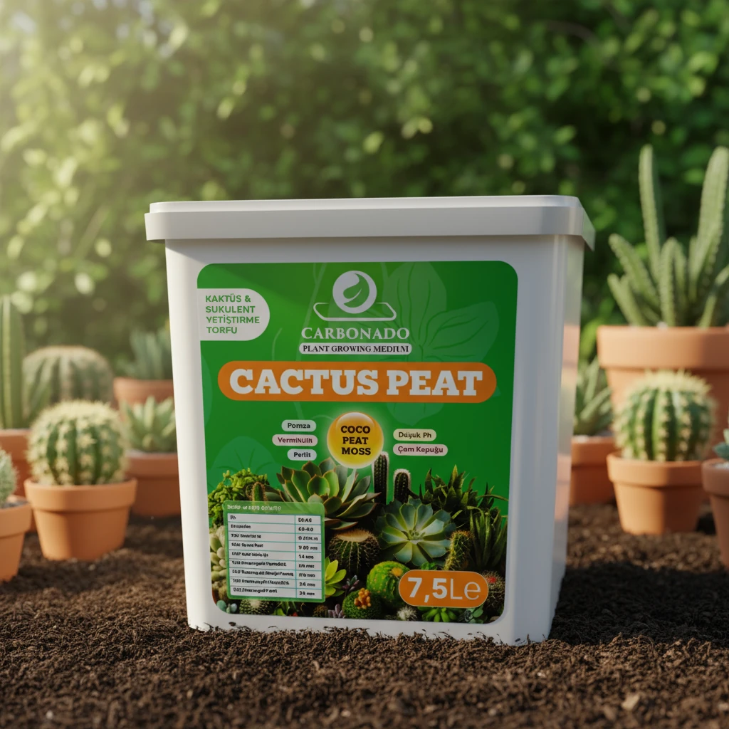 İkili Cactus Peat 7,5 Litre Kaktüs ve Sukulent Yetiştirme Torfu
