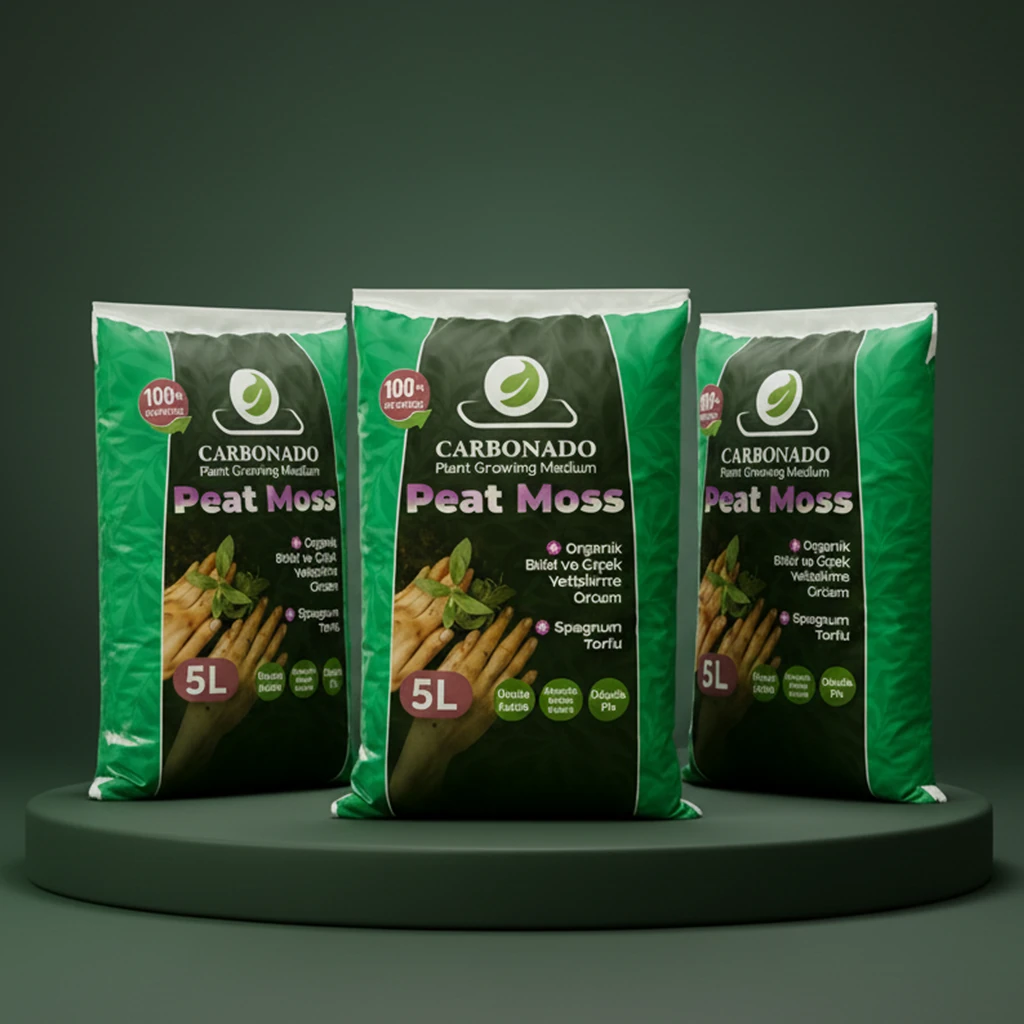 Peat Moss 5L x3 | Doğal Torf Toprağı | Saksı Bitkileri İçin Yüksek Nem Tutar - Süper Avantaj Paket