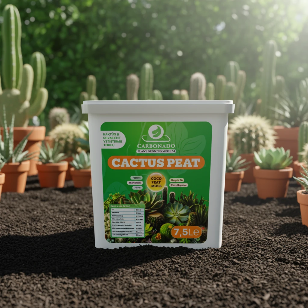 İkili Cactus Peat 7,5 Litre Kaktüs ve Sukulent Yetiştirme Torfu