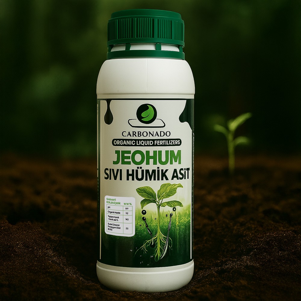Jeohum Sıvı Hümik Asit 1L – Hızlı Emilimli Organik Toprak Güçlendirici