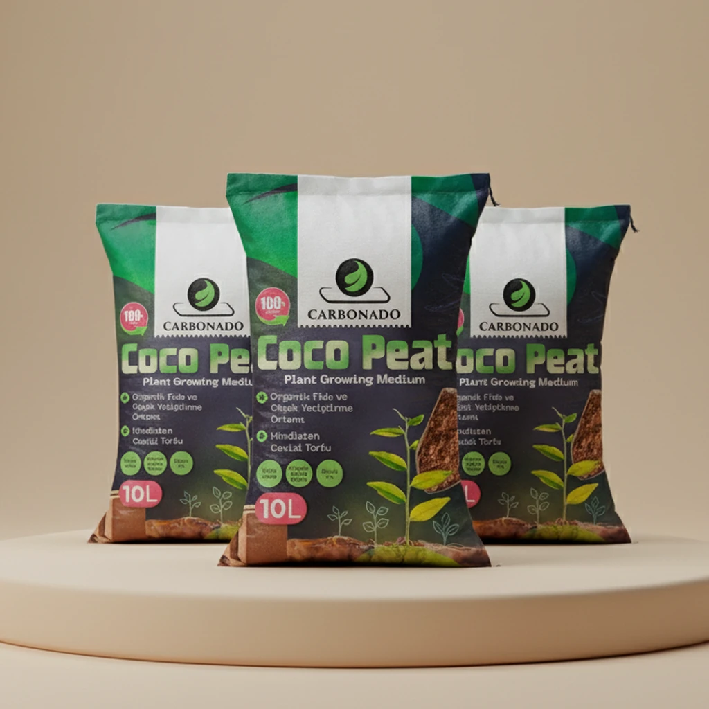 Cocopeat 10L x3 | Organik Hindistan Cevizi Torfu | Bitki Kökleri İçin Doğal Güç - Süper Avantaj Paket