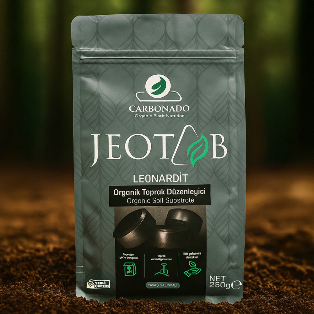 Jeotab Leonardit Bazlı Organik Toprak Düzenleyici 250g – Toprağınızı Doğal Yolla Canlandırın