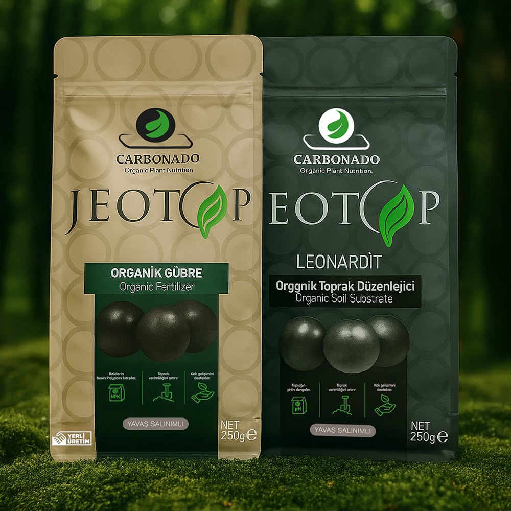 Jeotop Organik Gübre & Toprak Düzenleyici Seti (2x250g) – Bitkiler İçin AR-GE Destekli Doğal Bakım Paketi