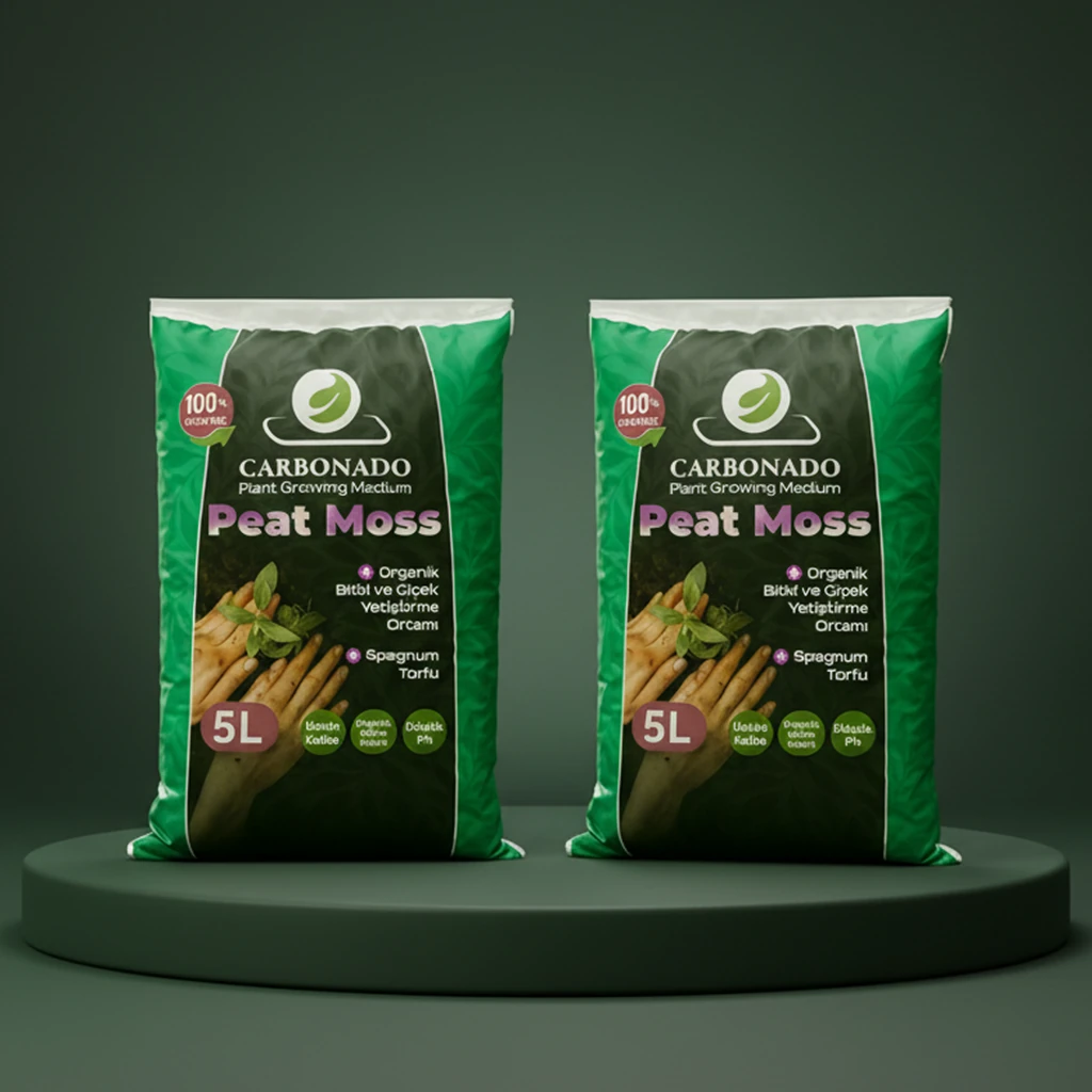 Peat Moss 5L x2 | Organik Torf Toprak | Saksı ve Fide İçin Doğal Yetiştirme Ortamı - Avantaj Paket