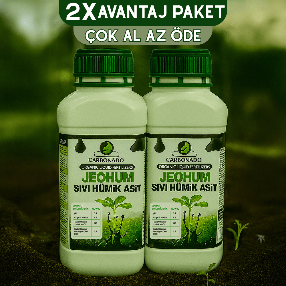 Jeohum Sıvı Hümik Asit 5 Litre x 2 | Avantaj Paketi – Bitkinin Organik Sütü