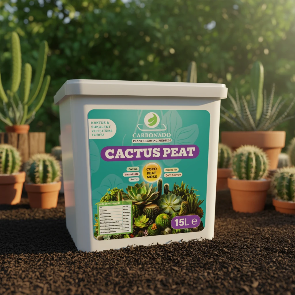 Cactus Peat 15 Litre Kaktüs ve Sukulent Yetiştirme Torfu