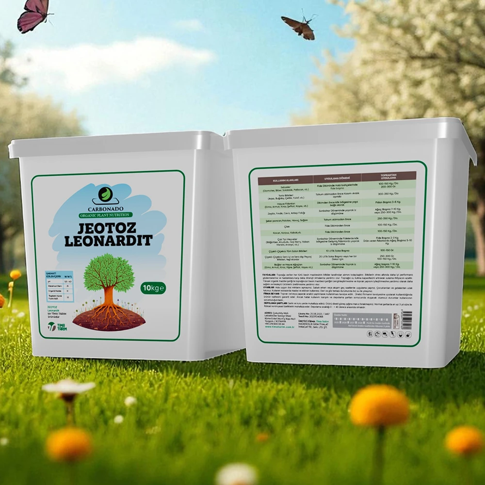 Jeotoz Leonardit 10 KG – Yüksek Etkili Organik Toprak Düzenleyici