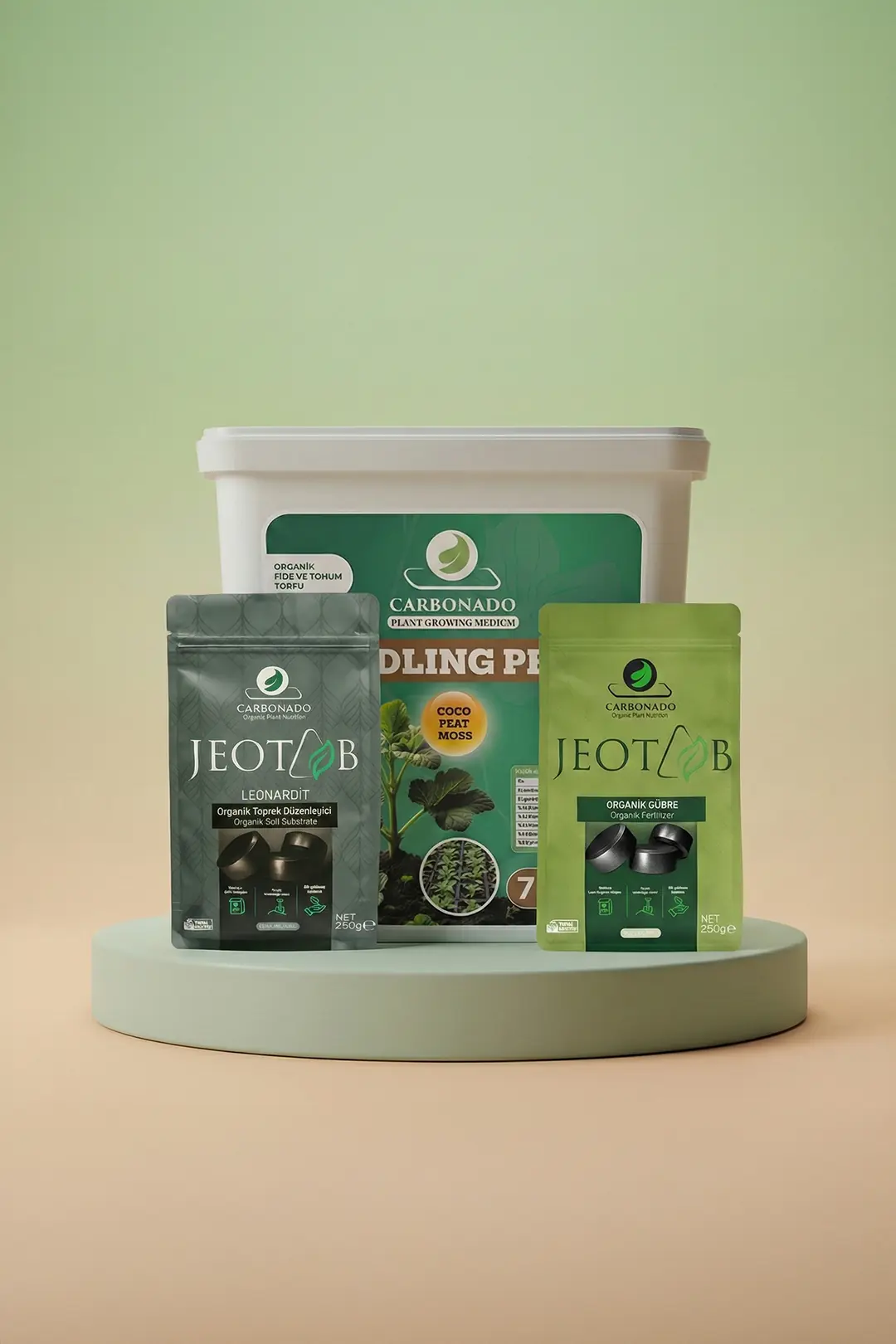 Seedling Peat 7.5 L (1 Adet) + Jeotab Leonardit ve Organik Gübre Paket