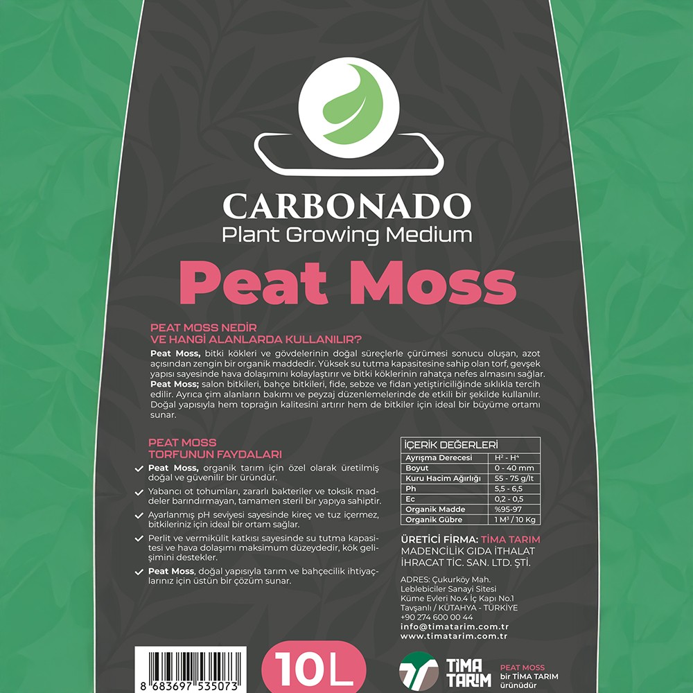 Peat Moss 10L x3 | Yüksek Hacimli Torf | Saksı Bitkileri ve Fide İçin - Süper Avantaj Paket
