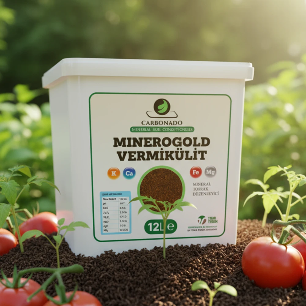 Minerogold Vermikülit 12L | Yüksek Hacimli Organik Su Tutucu | Tarım ve Bahçe İçin