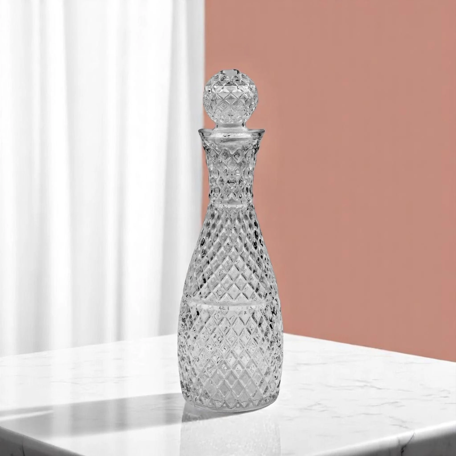 Elya Kristal Kesim Cam Karaf

