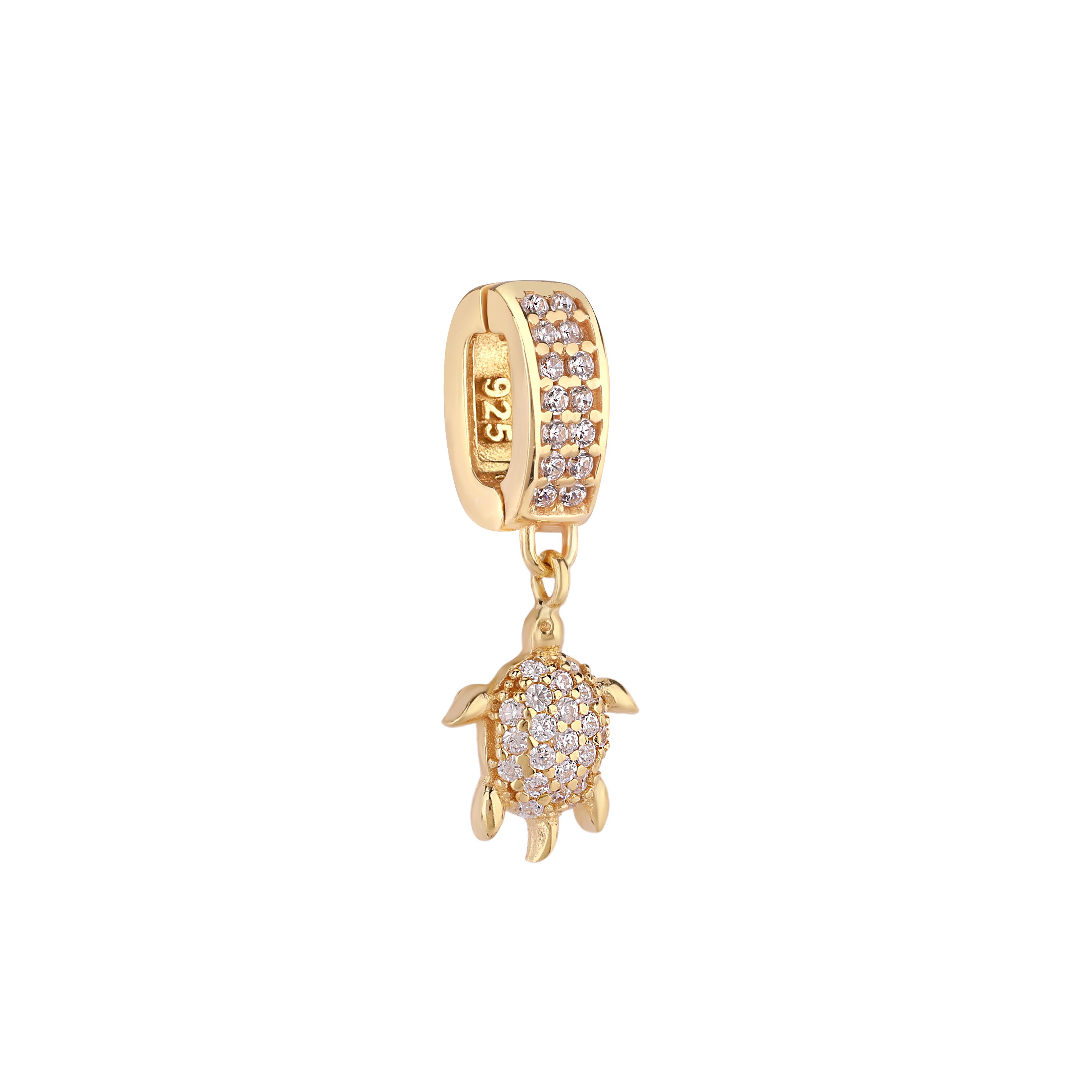 Kaplumbağa Taşlı Charm 