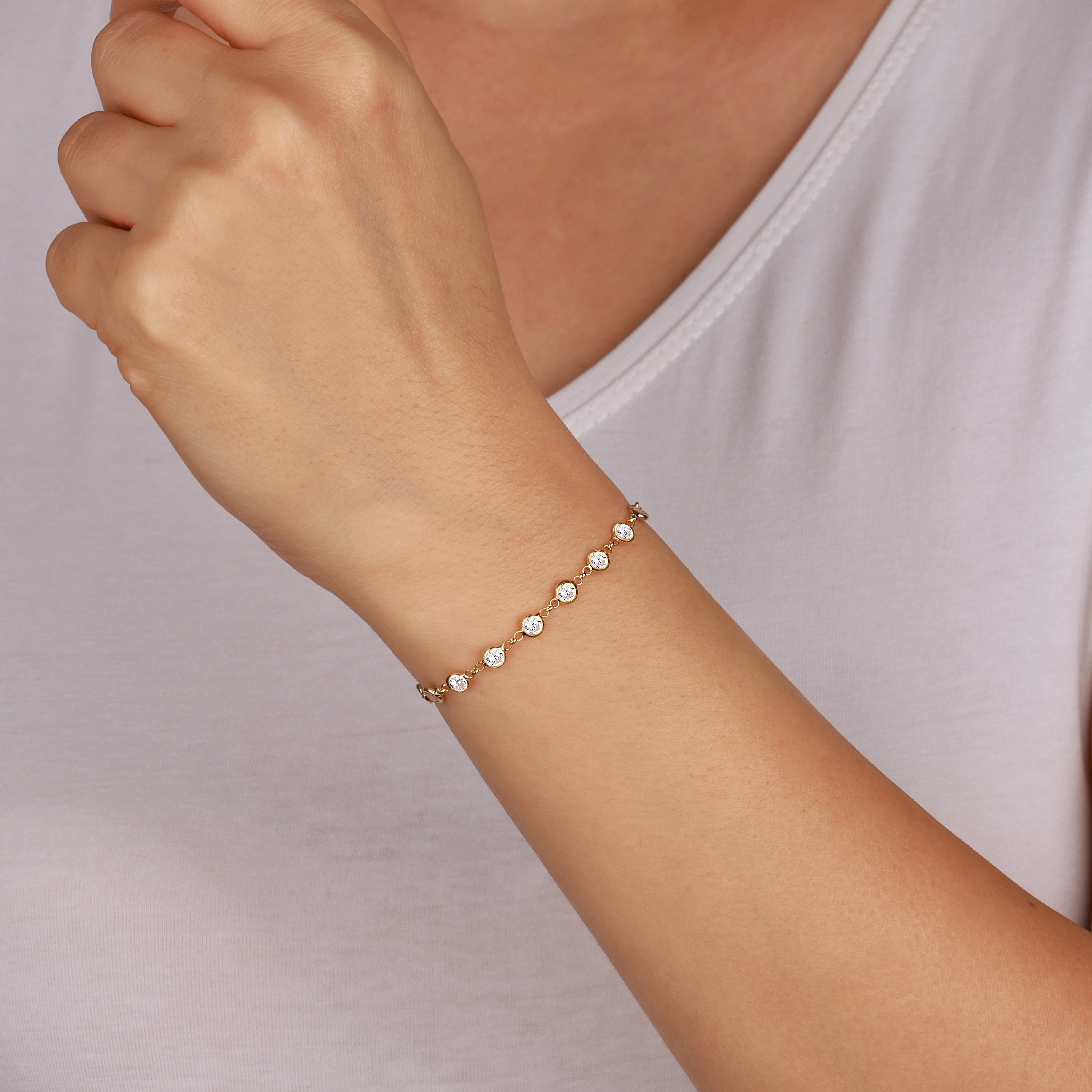 Selene Gümüş Bilezik