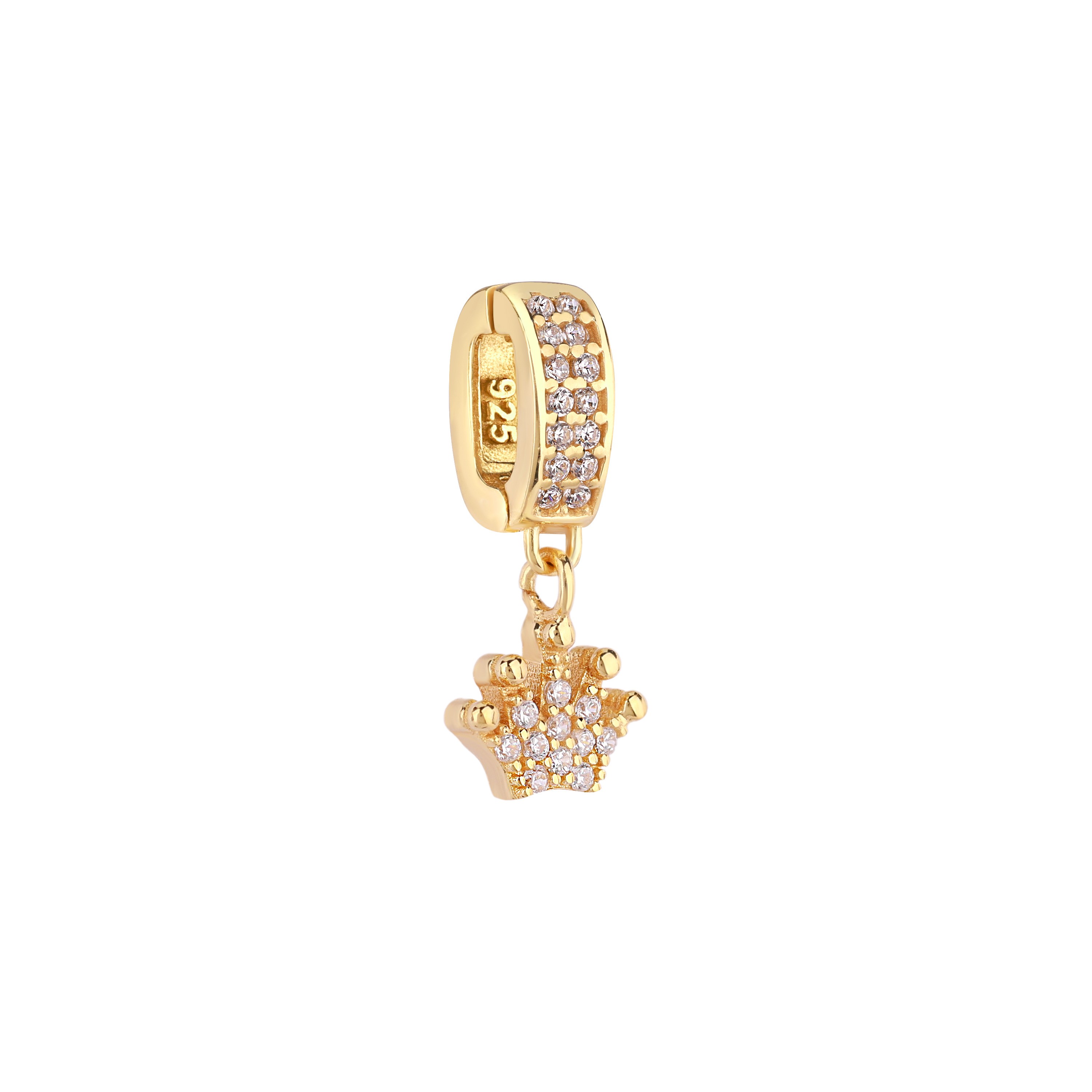 Taç Taşlı Charm